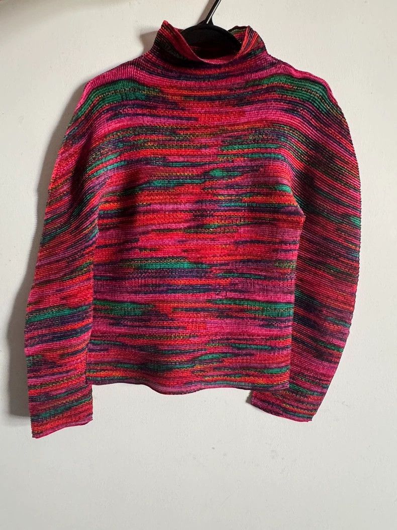 Issey Miyake Issey Miyake ME Striped Turtleneck Sweater Size US M / EU 48-50 / 2 - 3 Thumbnail