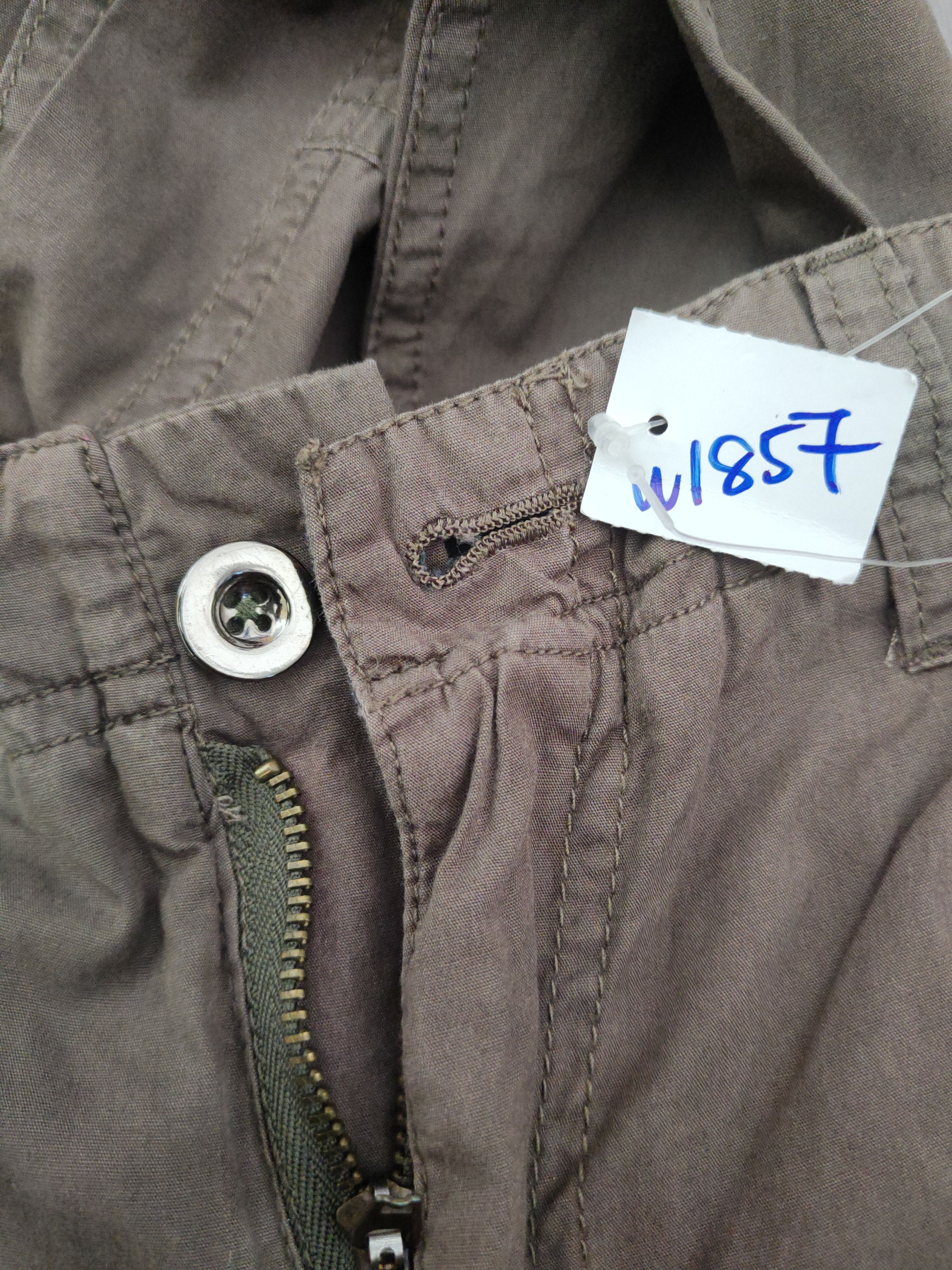 Japanese Brand D Daily News Dark Brown Multipocket Cargo Pants #W1857 Size US 30 / EU 46 - 14 Thumbnail