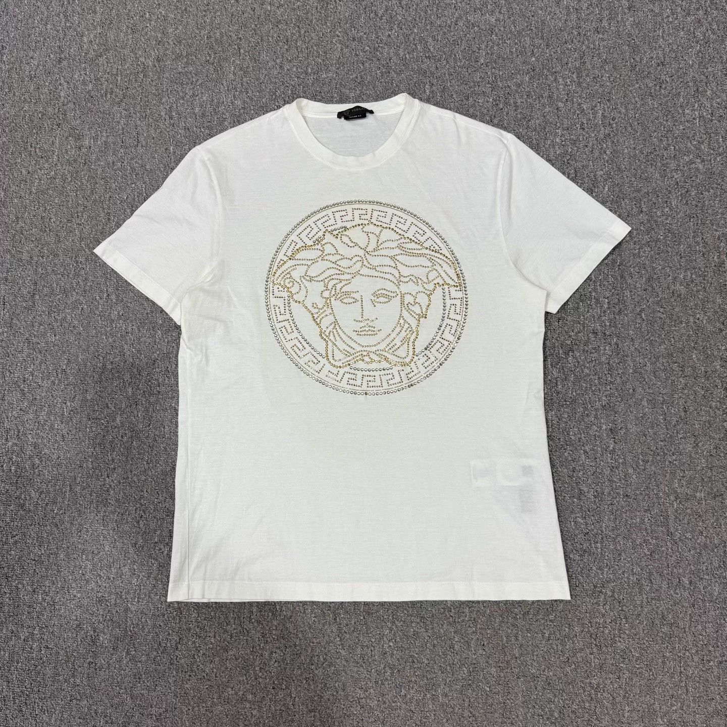 Versace 19337898 Versace White Medusa s/s Tee L 99 New Size L / US 10 / IT 46 - 1 Thumbnail