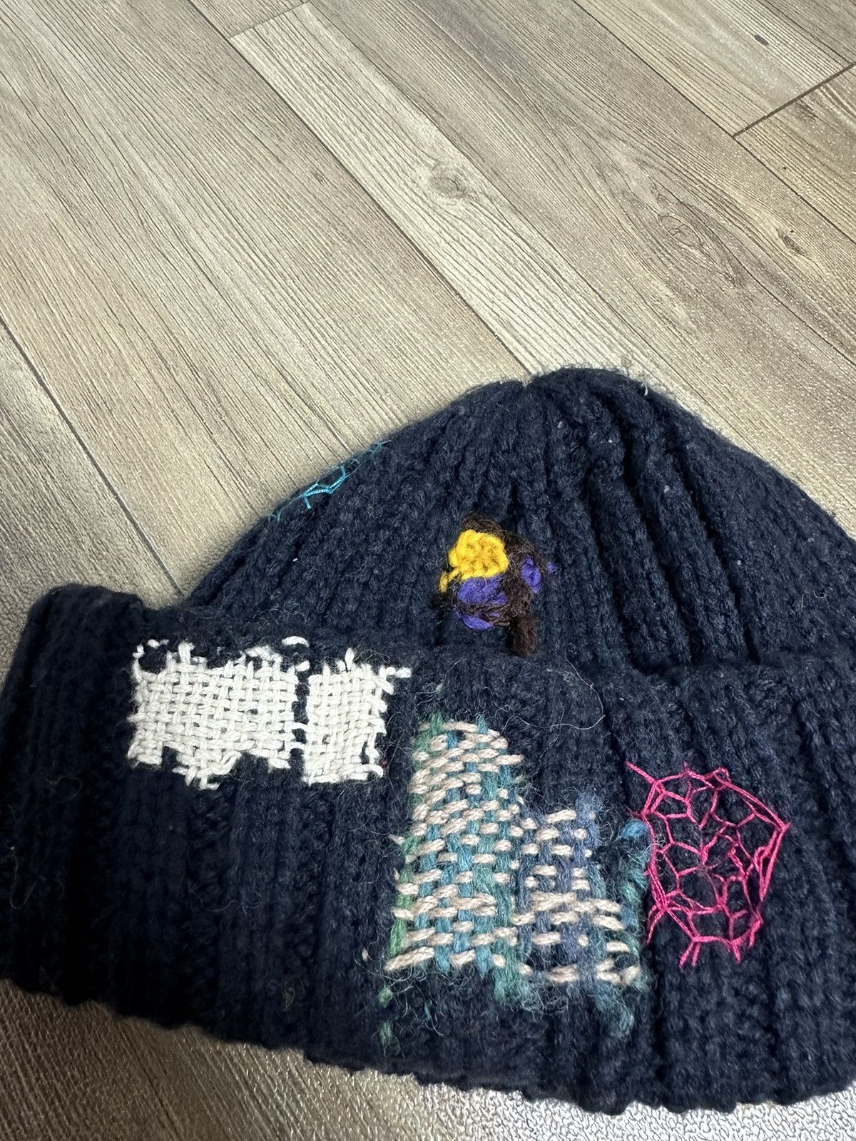 Handmade Custom Made Nice Design Art Knitted Spider Beanie Hats Size ONE SIZE - 13 Thumbnail