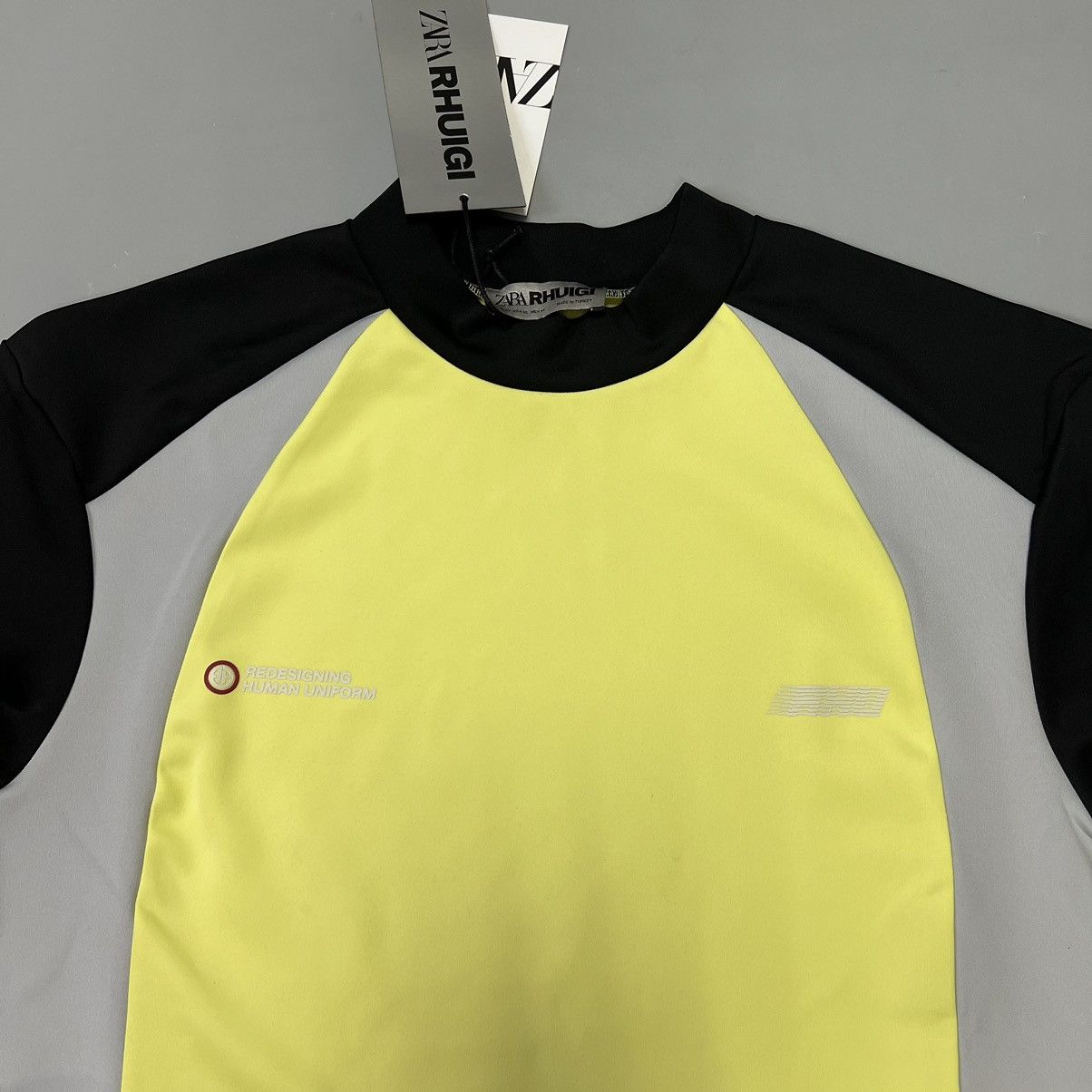 Rhude × Zara RHUDE x Zara NEW Colourblock T-shirt Longsleeve size XL Size US XL / EU 56 / 4 - 9 Thumbnail