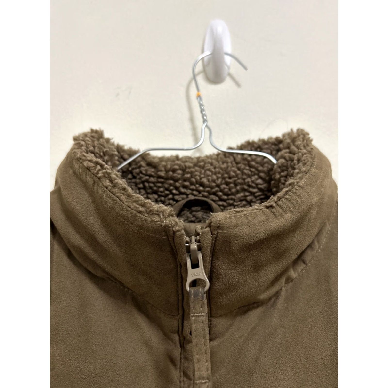 Vintage LL Bean Jacket Womens L Brown Puffer Long Coat Suede Parka Goose Down Fur YKK Size L / US 10 / IT 46 - 4 Thumbnail