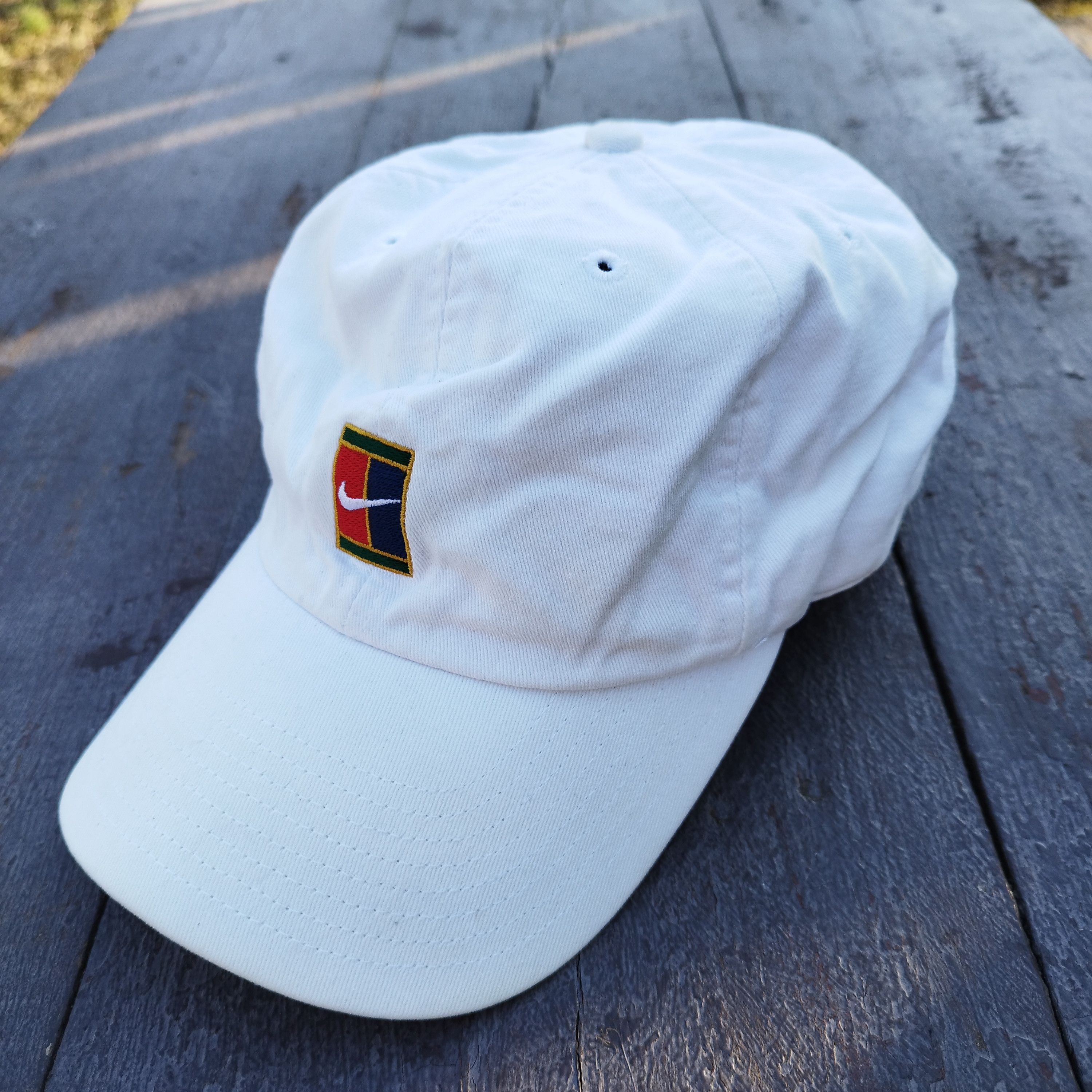 Nike 90s Vintage Nike Tennis Logo Cap - Retro Nike Court Size ONE SIZE - 2 Thumbnail