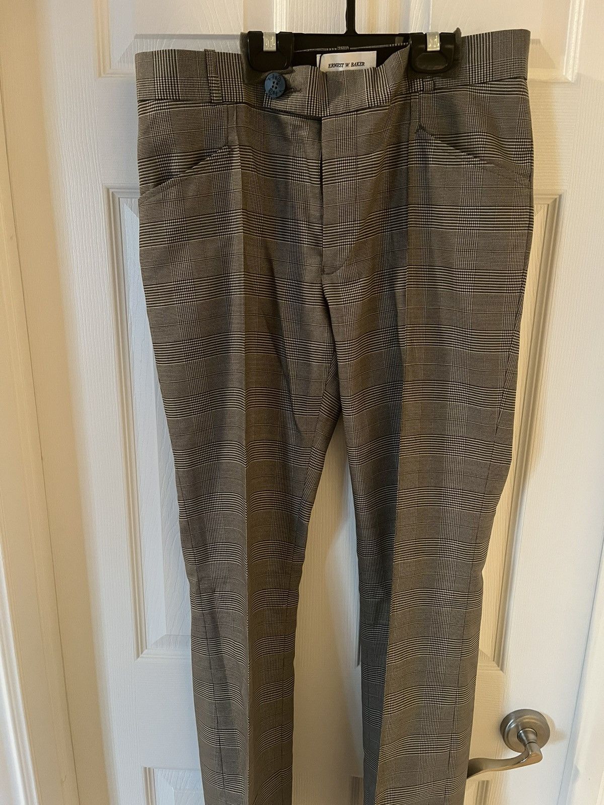 Ernest W. Baker Ernest W. Baker Gray Flare Trousers ssense Exclusive Size US 32 / EU 48 - 4 Thumbnail
