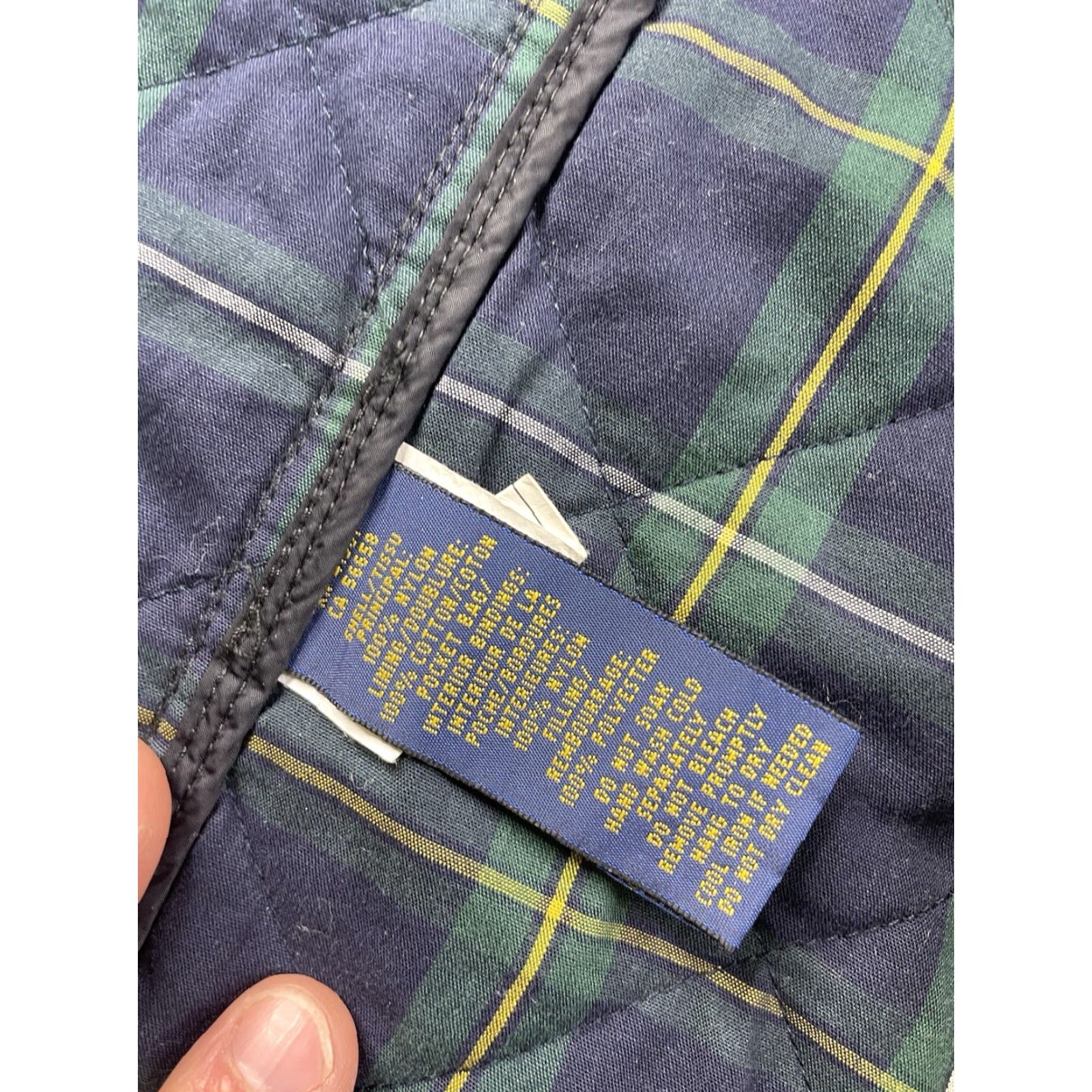 Polo Ralph Lauren VINTAGE Polo Ralph Lauren Polo Club Quilted Vest Equestrian Riding Plaid Lining Sz 3XLT Size US XXL / EU 58 / 5 - 4 Thumbnail