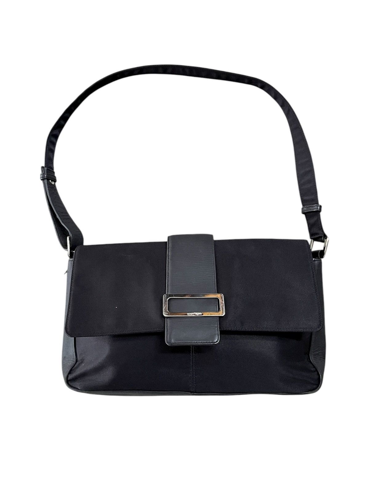 Courreges Courreges Hand Carry Dinner Leather Nylon Bag Size ONE SIZE - 1 Thumbnail