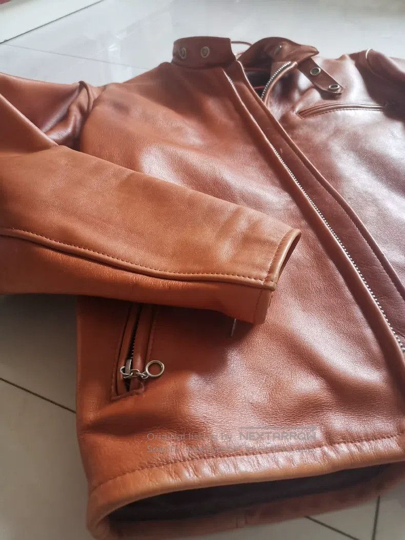 Schott Schott Sunset red and brown with camel liners Size US XXS / EU 40 - 1 Thumbnail