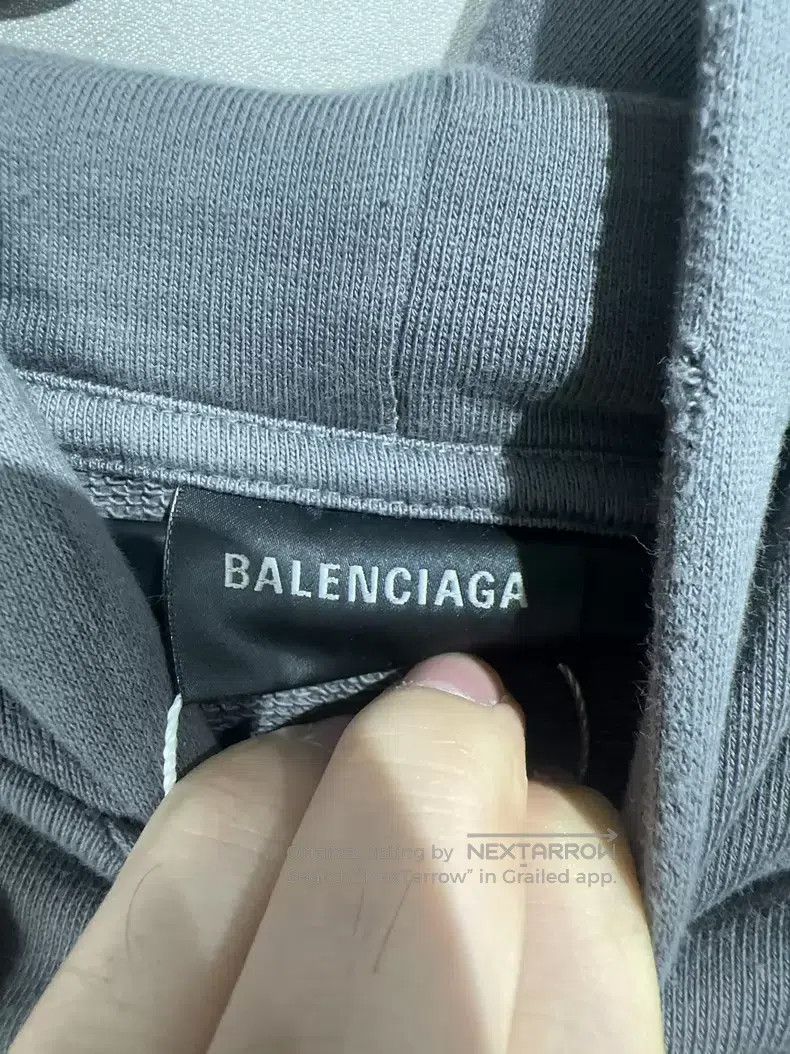 Balenciaga Balenciaga Gray Coca-Cola Wave Hooded Sweatshirt Size US M / EU 48-50 / 2 - 5 Thumbnail