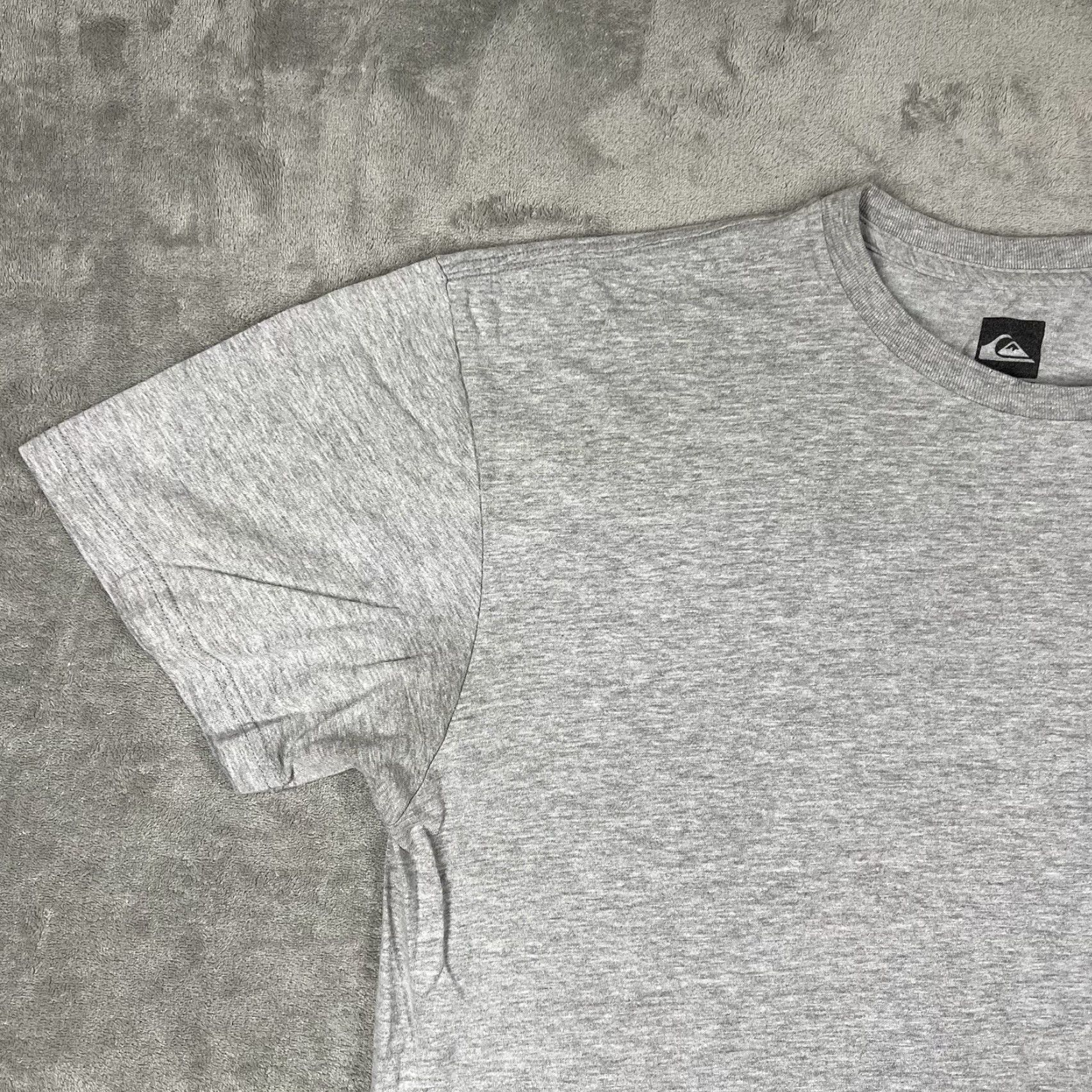 Quiksilver Quiksilver Pocket T-Shirt Men XL Gray Surf Logo Graphic Print Short Sleeve Crew Neck Size US XL / EU 56 / 4 - 2 Thumbnail