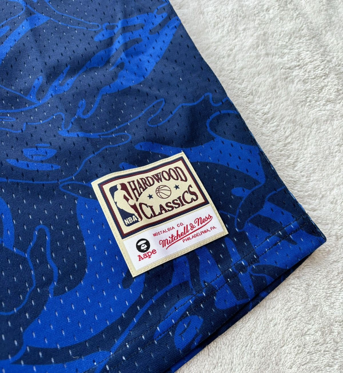 Bape × NBA Bape x Clippers Blue Camo Jersey Size US XXL / EU 58 / 5 - 3 Thumbnail