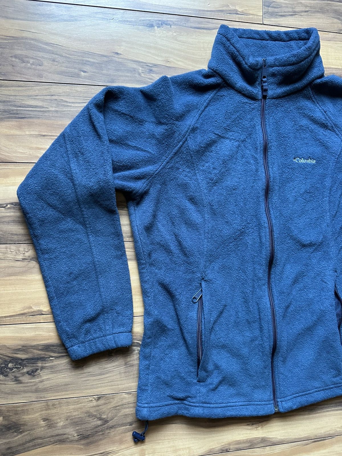 Columbia Columbia Navy Full-Zip Fleece Jacket Size XL / US 12-14 / IT 48-50 - 2 Thumbnail