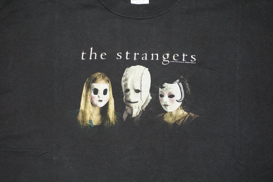 Vintage 00's The Strangers Tシャツ 映画 ビンテージ Saw Size US XXS / EU 40 - 2 Thumbnail