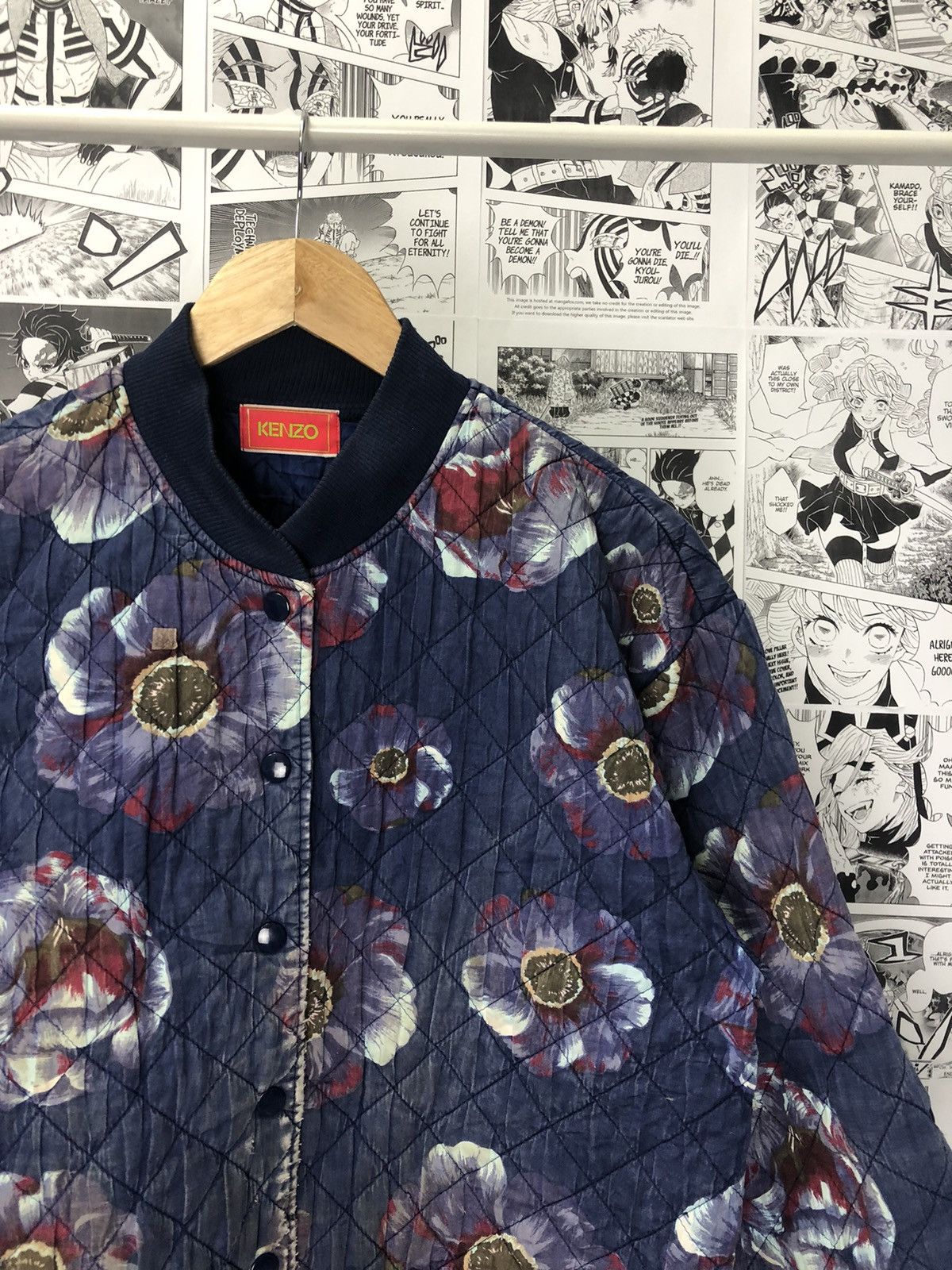 Japanese Brand × Kenzo Kenzo Distressed Quilted Jacket Size US L / EU 52-54 / 3 - 2 Thumbnail