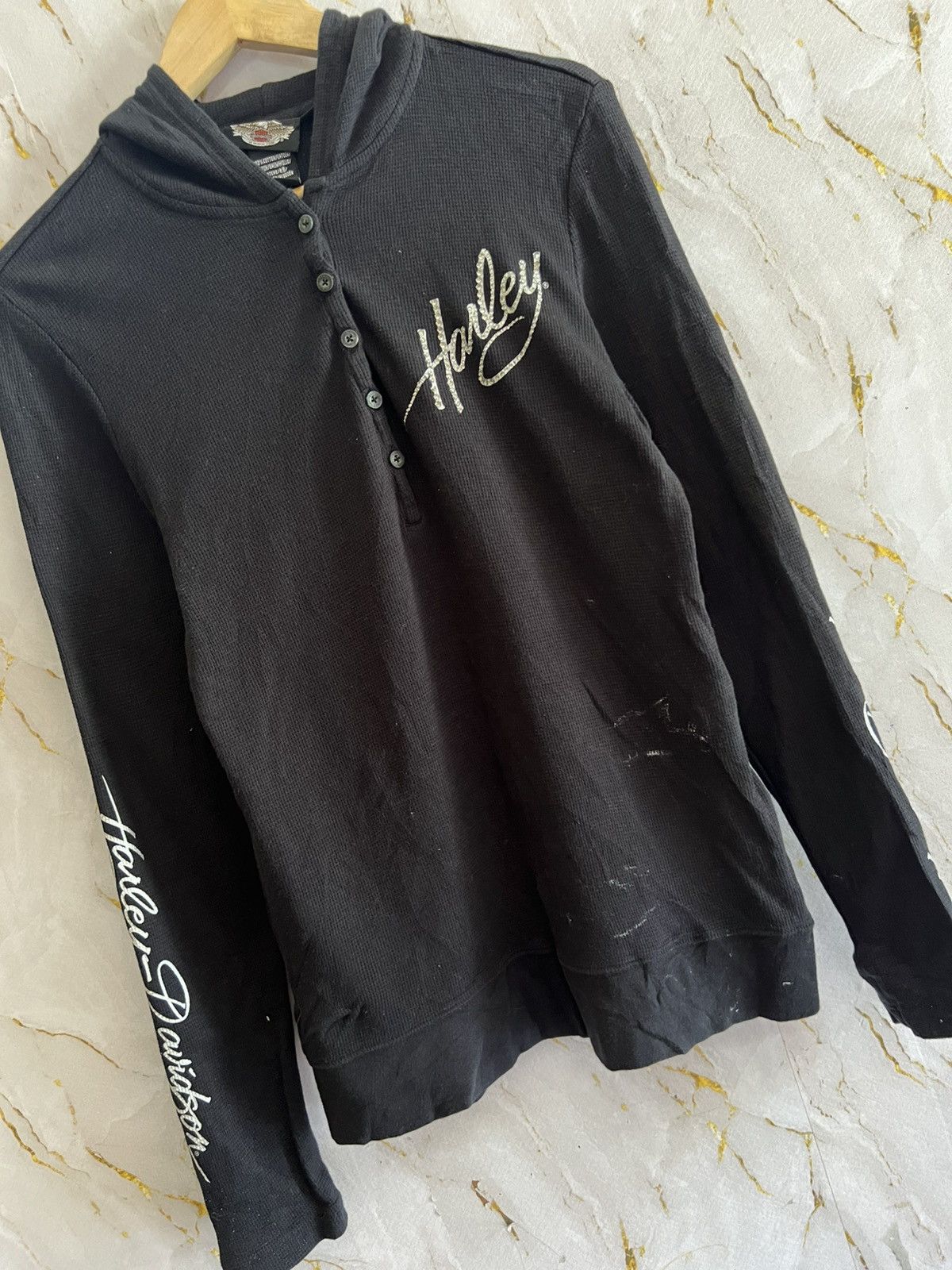 Harley Davidson 🔥 Harley Davidson Knitwear Hoodie – Streetwear Classic Size US S / EU 44-46 / 1 - 3 Thumbnail