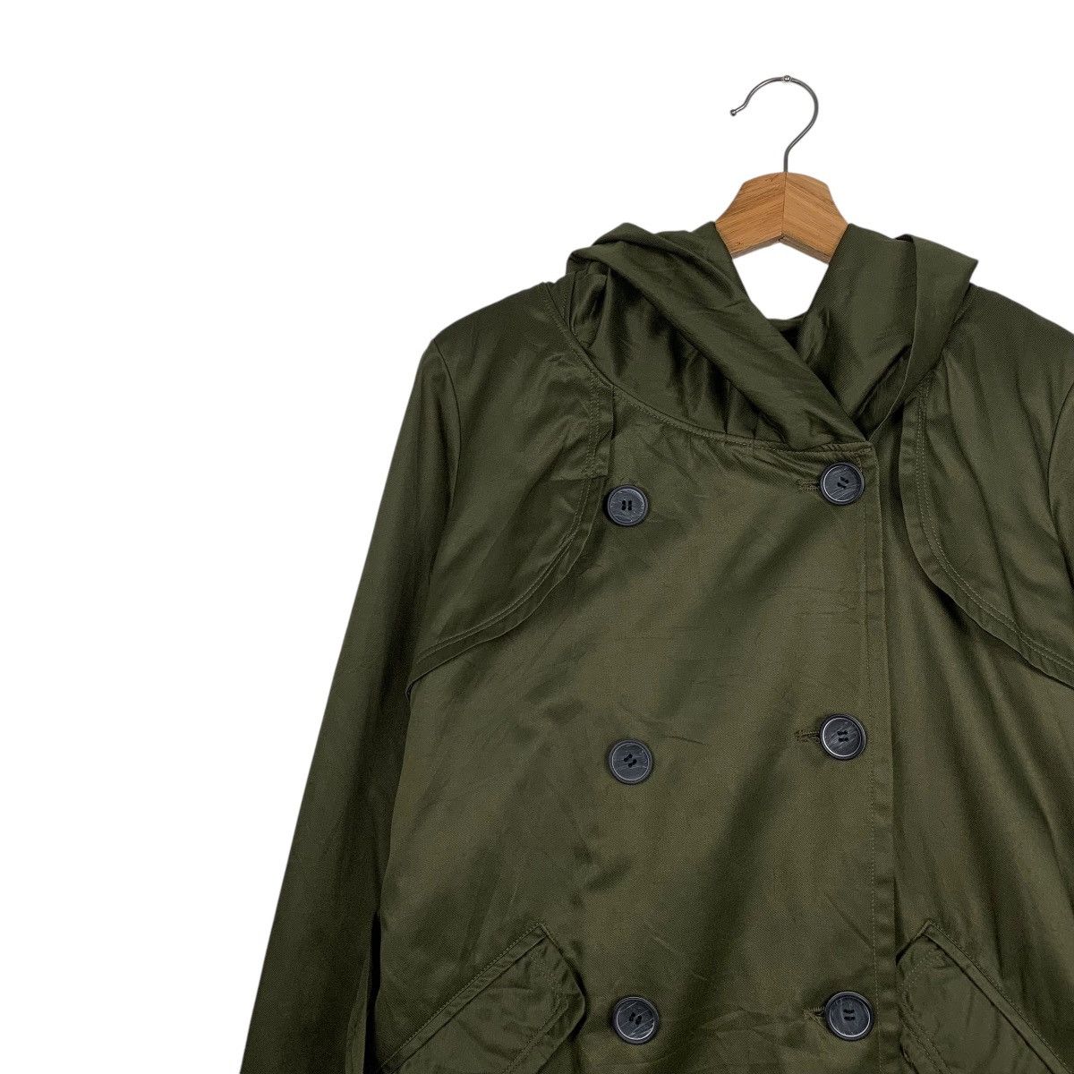Japanese Brand Pool Studio Alivier Double Breasted Trenchcoat Size M / US 6-8 / IT 42-44 - 6 Thumbnail