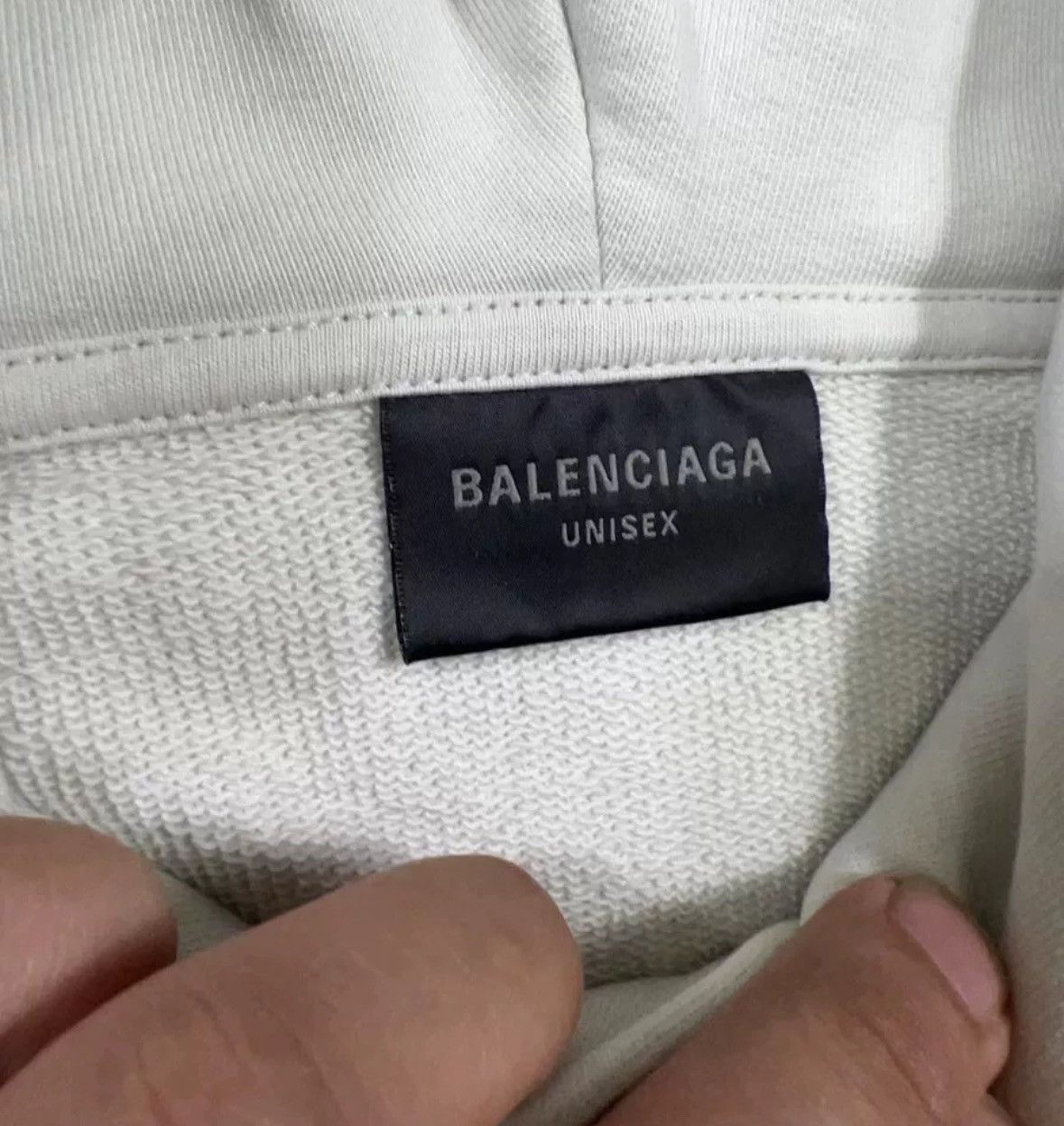 Balenciaga balenciaga White tape cola wave hoodie Size US L / EU 52-54 / 3 - 6 Thumbnail