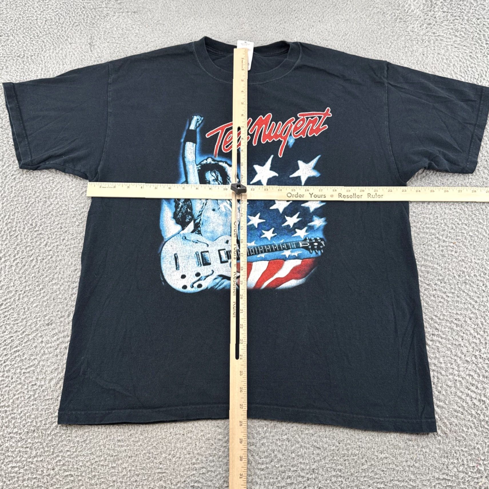 Anvil VINTAGE Ted Nugent shirt mens XL Tour Rock USA 2005 Concert Y2K Grunge Band Anvil Cotton Black Shirt Mens XL Vintage 2000s Size US XL / EU 56 / 4 - 4 Thumbnail