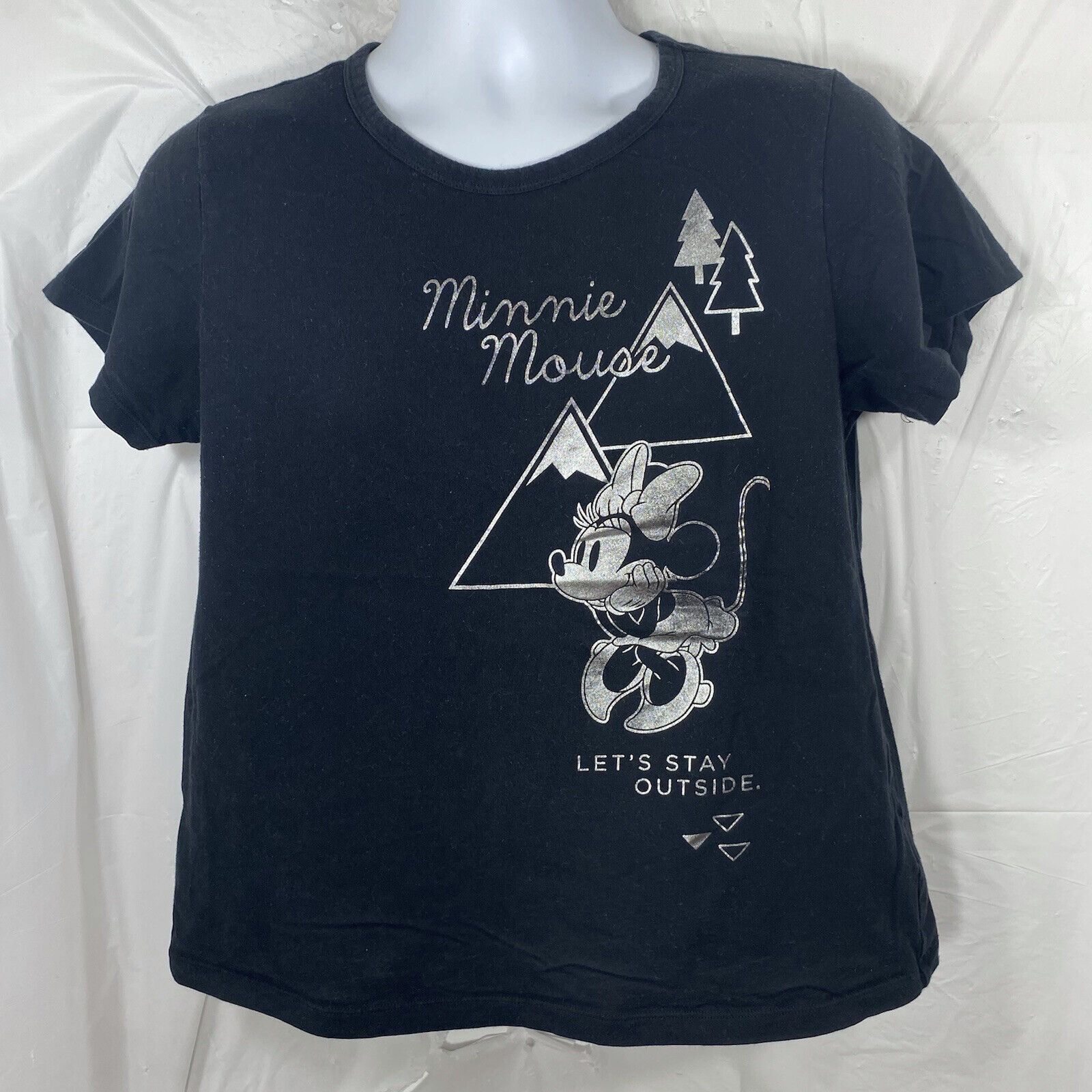 Uniqlo UNIQLO Disney Minnie Mouse "Let's Stay Outside" Graphic Tee Size M / US 6-8 / IT 42-44 - 1 Thumbnail