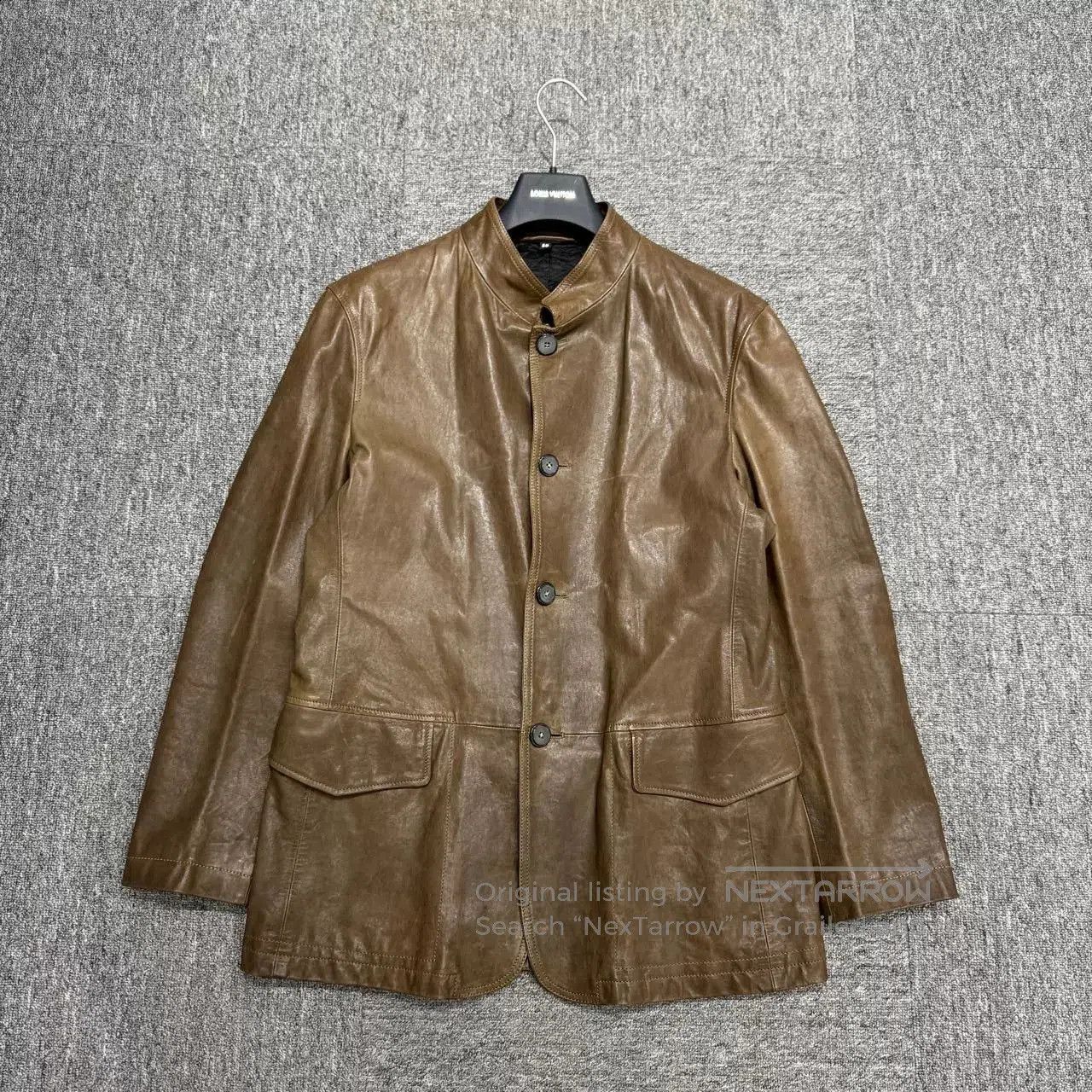 Giorgio Armani Giorgio Armani Lambskin Leather Coat. Size US M / EU 48-50 / 2 - 1 Thumbnail