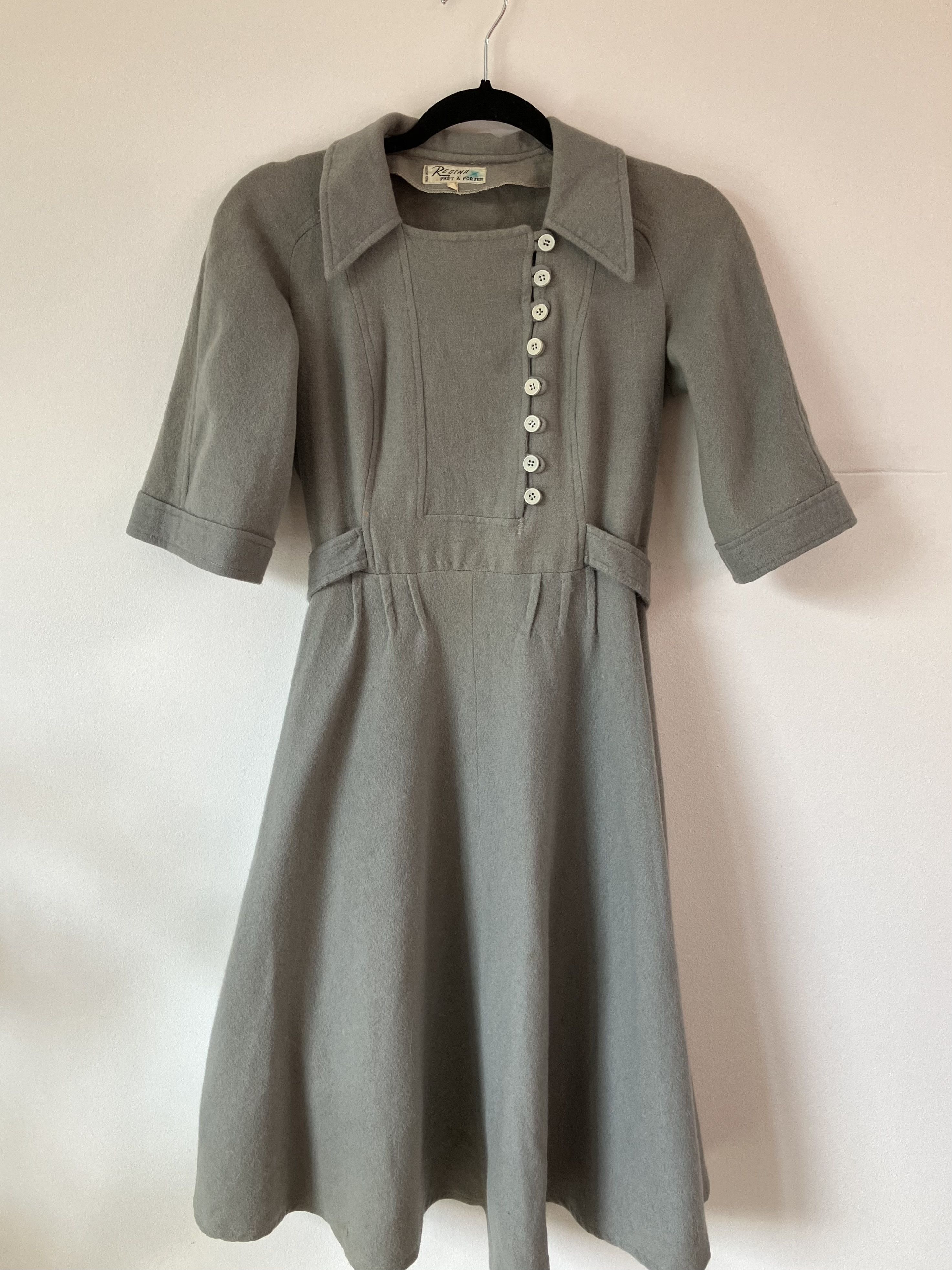 Vintage Regina Pret-A-Porter Vintage Gray Dress | Grailed