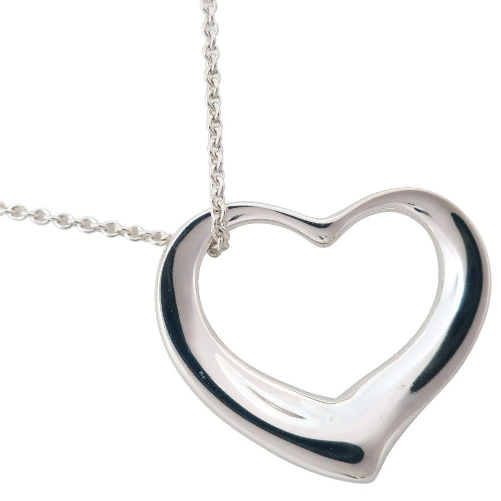 Tiffany & Co. Tiffany & Co. Elsa Peretti Open Heart Pendant Necklace Sterling Silver Size ONE SIZE - 1 Thumbnail