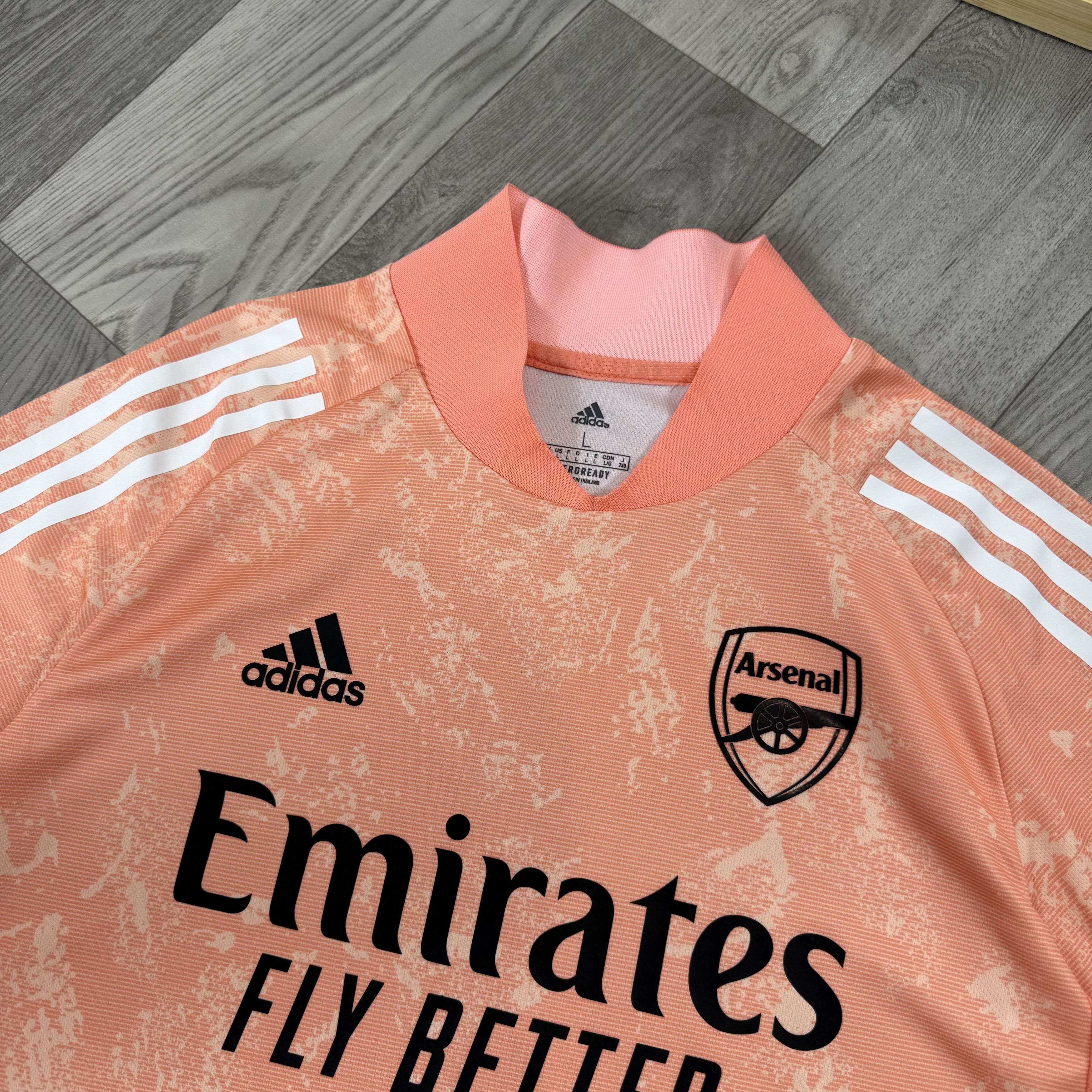 Adidas Adidas Arsenal 2020 Soccer Football Orange Jersey Tee Shirt Size US L / EU 52-54 / 3 - 6 Thumbnail