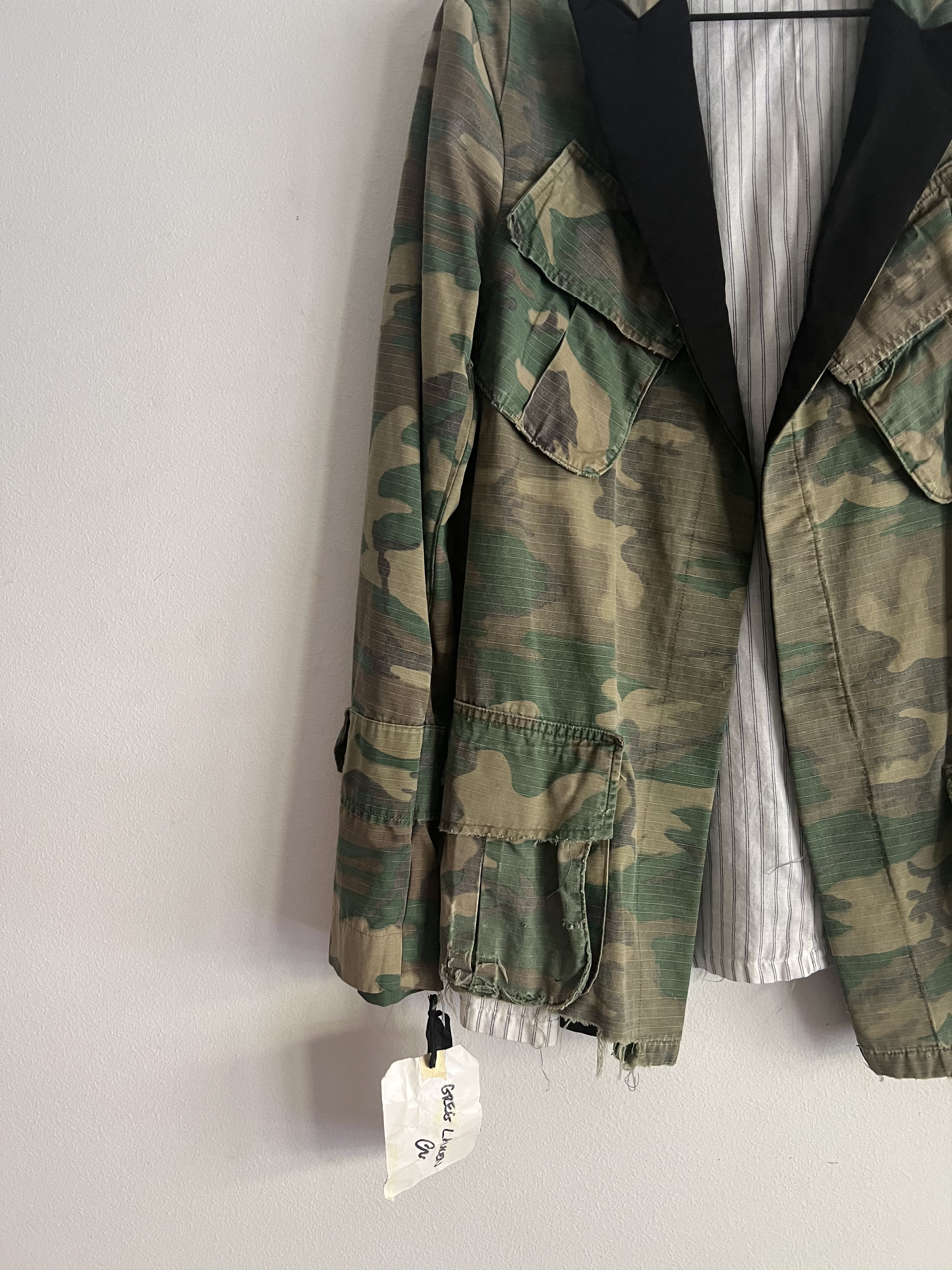 Greg Lauren GL Army Camo Tux Cargo Jacket Size US M / EU 48-50 / 2 - 3 Thumbnail