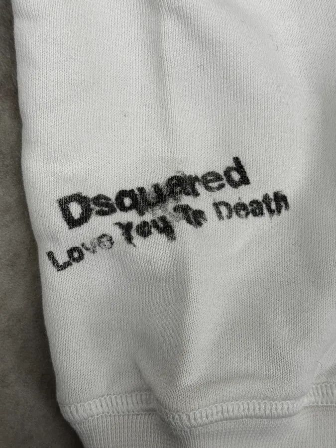 Dsquared2 AW2010 Dsquared2 White Skeleton Abstract Crewneck Sweater Size US M / EU 48-50 / 2 - 8 Thumbnail