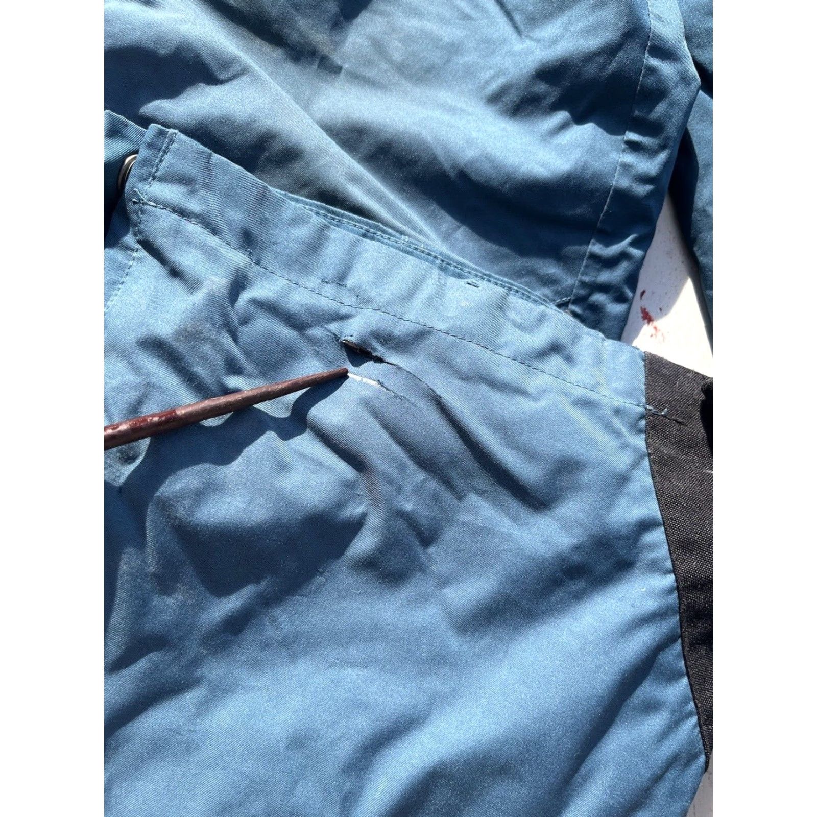 Vintage VINTAGE Women's Columbia Snow Pants Blue Lined S Winter Nylon Zip Rip Slopes USA Size 28" / US 6 / IT 42 - 7 Thumbnail