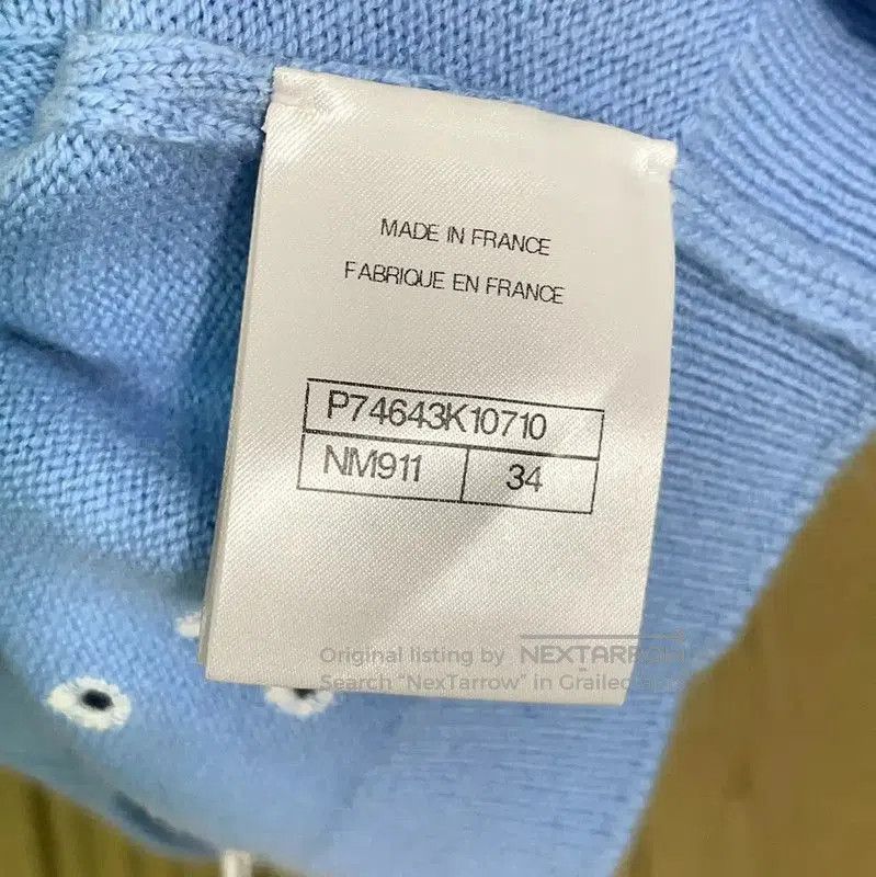 Chanel Chanel Summer Blue Crop Top with Embroidery . Size S / US 4 / IT 40 - 8 Thumbnail