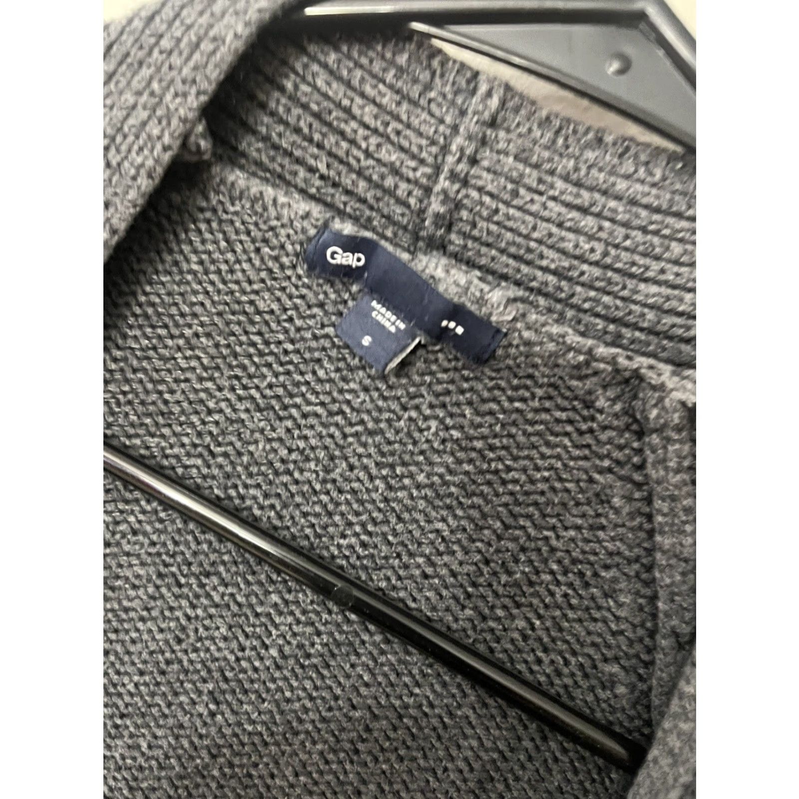 Gap GAP Cardigan Women S Gray Open-Front Lightweight Sweater EUC Womens Size S / US 4 / IT 40 - 5 Thumbnail