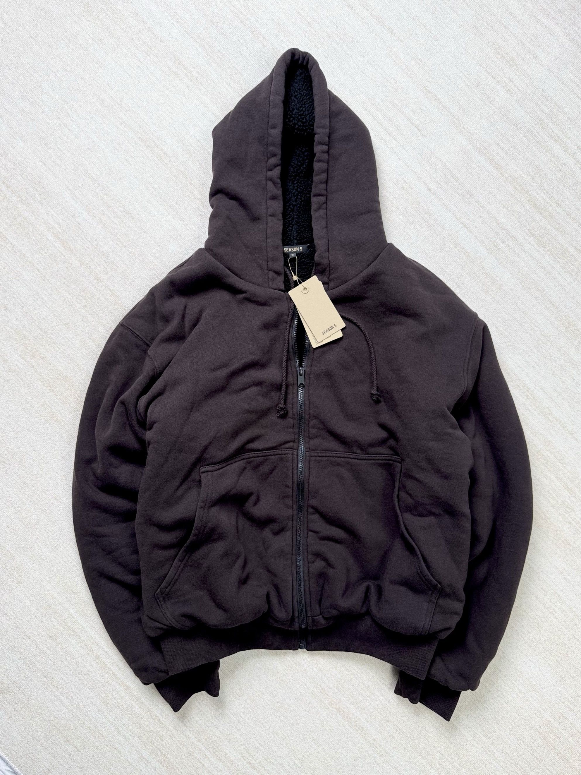 Yeezy Season New with Tag* Yeezy Season 5 Sherpa Cotton Zip up 