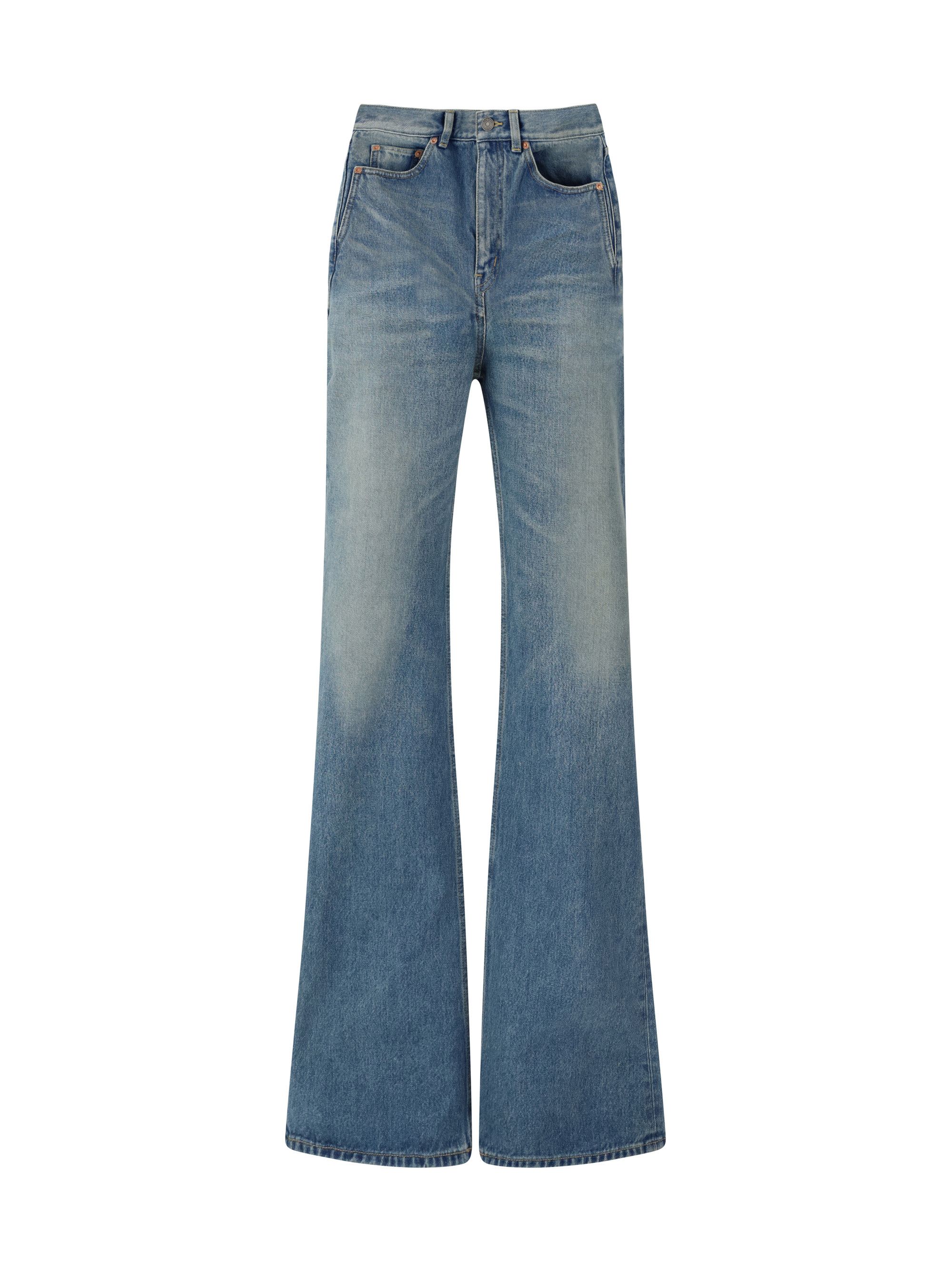Saint Laurent Paris Logo-motif Jeans S Pants Size 27" / US 4 / IT 40 - 1 Thumbnail