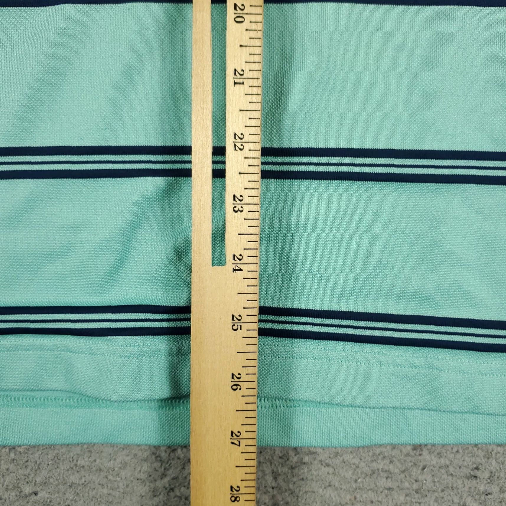 Under Armour Under Armour Polo Shirt Mens Size Medium Turquoise Striped Casual Short Sleeve Polo Shirt Mens M Turquoise Striped Size US M / EU 48-50 / 2 - 4 Thumbnail