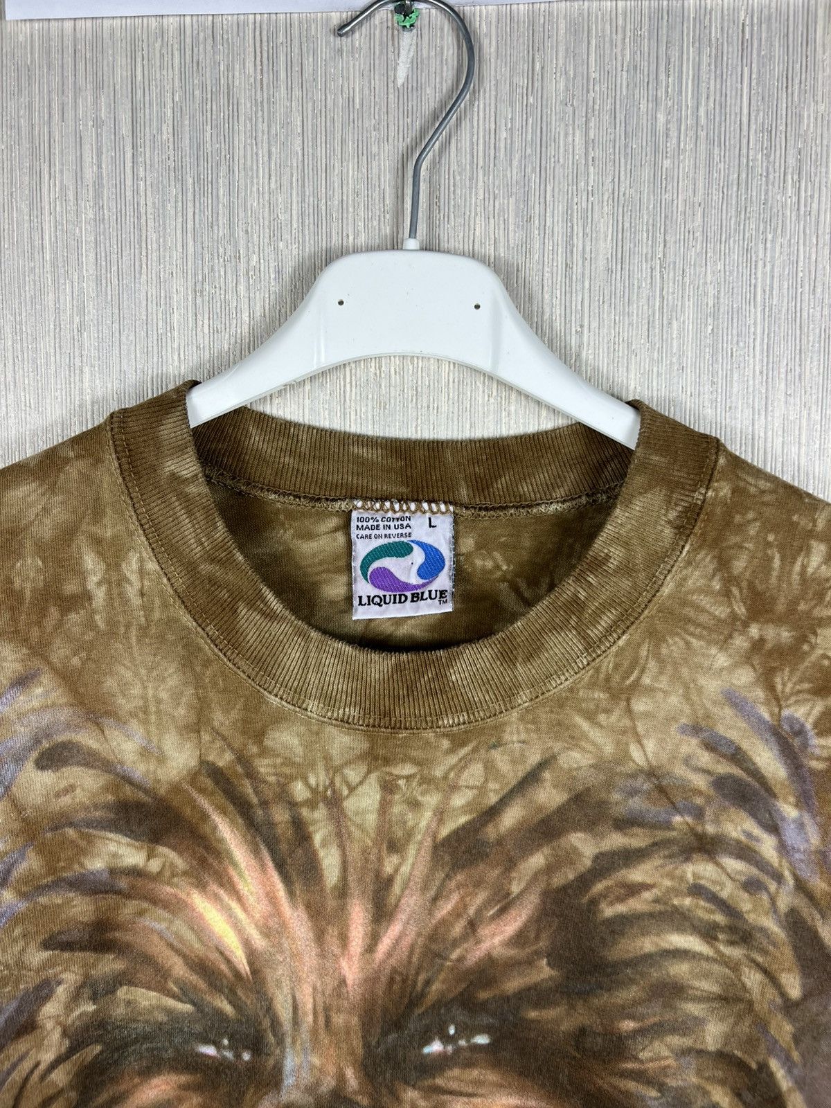 Liquid Blue Vintage 90s Liquid Blue Star Wars Chewbacca tie dye t-shirt Size US L / EU 52-54 / 3 - 10 Thumbnail