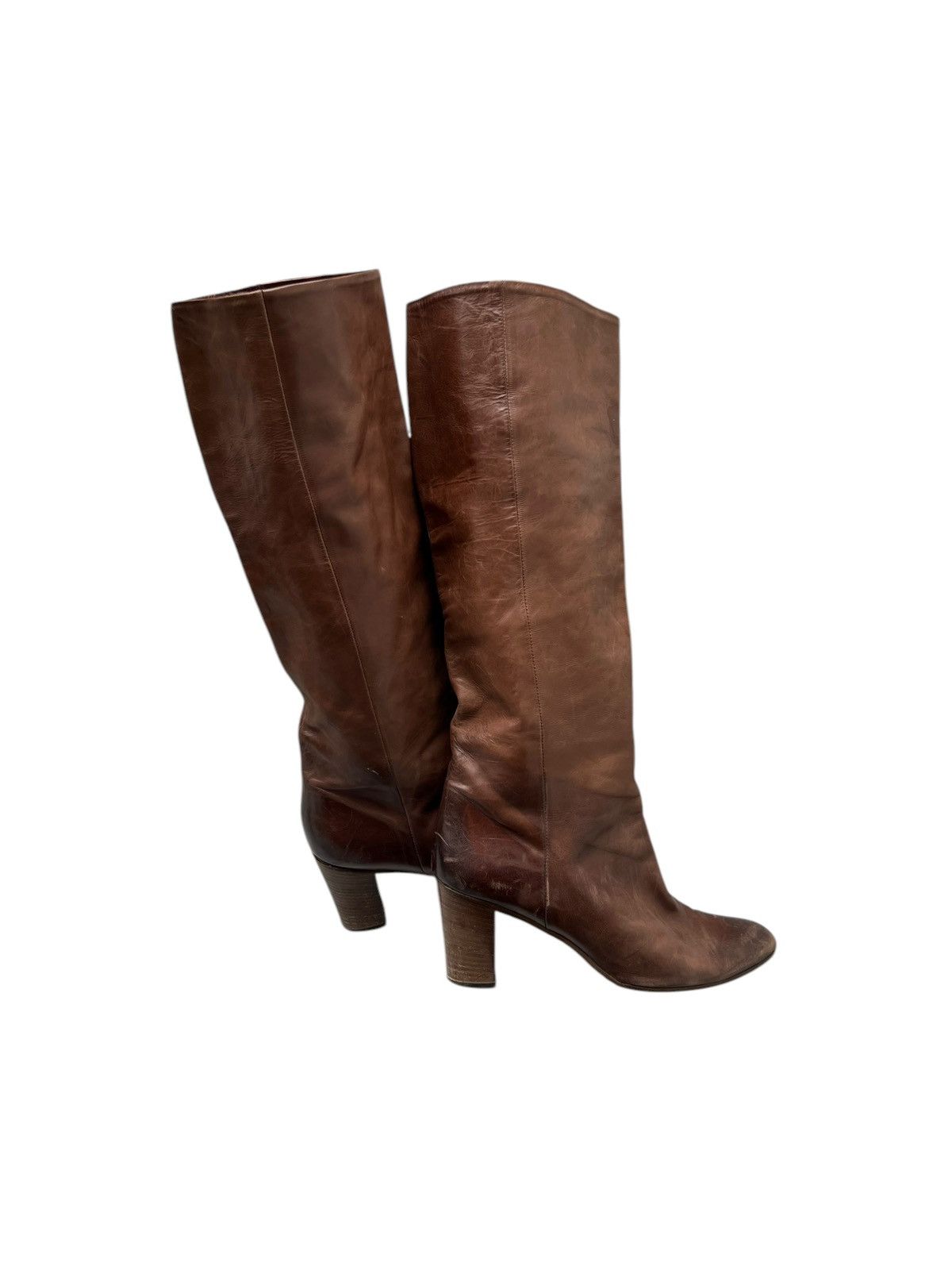Maison Margiela × Vintage Vintage Maison Margiela Line 22 Leather Boots Size US 8 / IT 38 - 9 Thumbnail