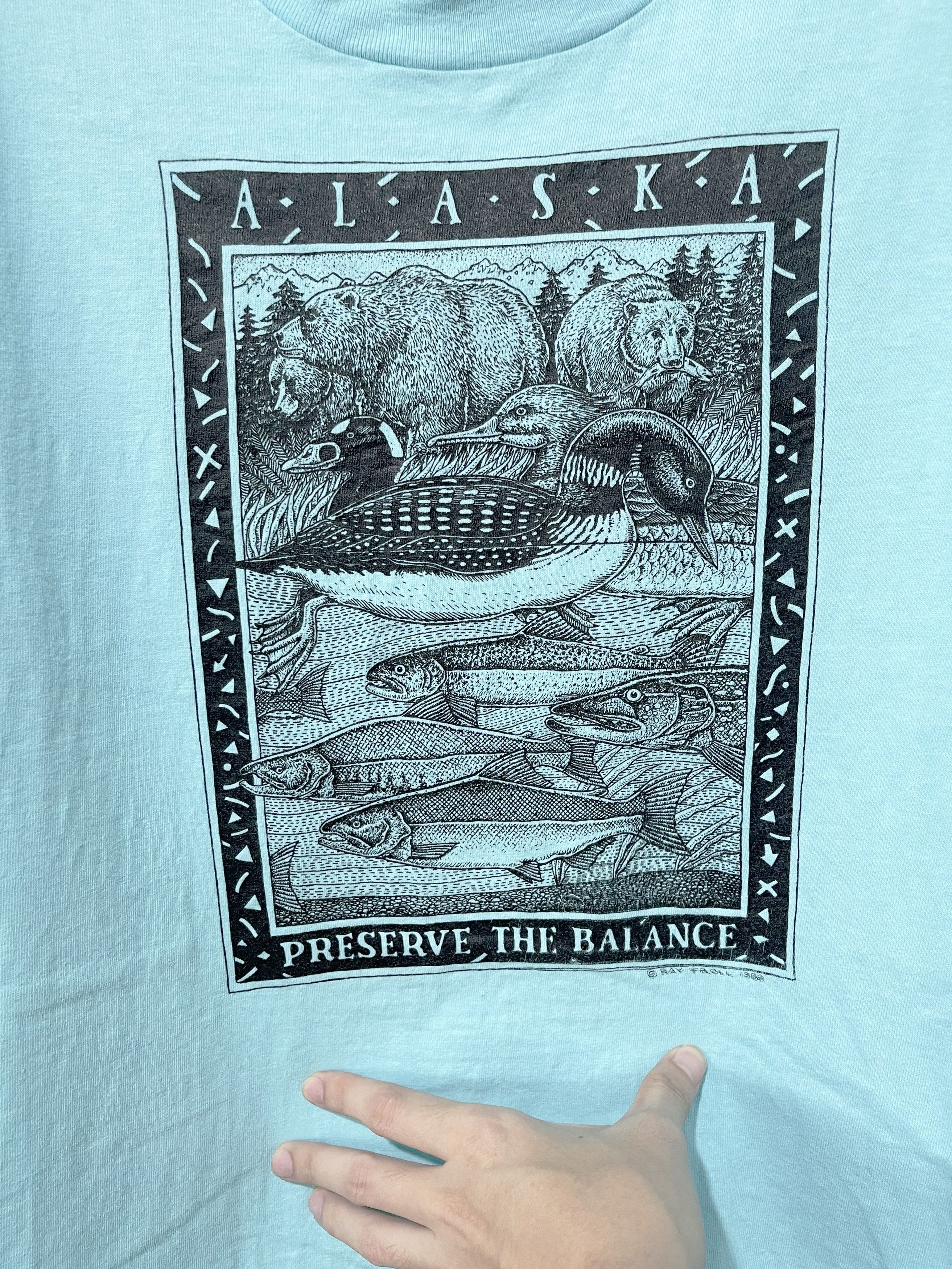 Arts & Science × Vintage Vintage 1988 Ray Troll Shirt Size US XL / EU 56 / 4 - 2 Thumbnail