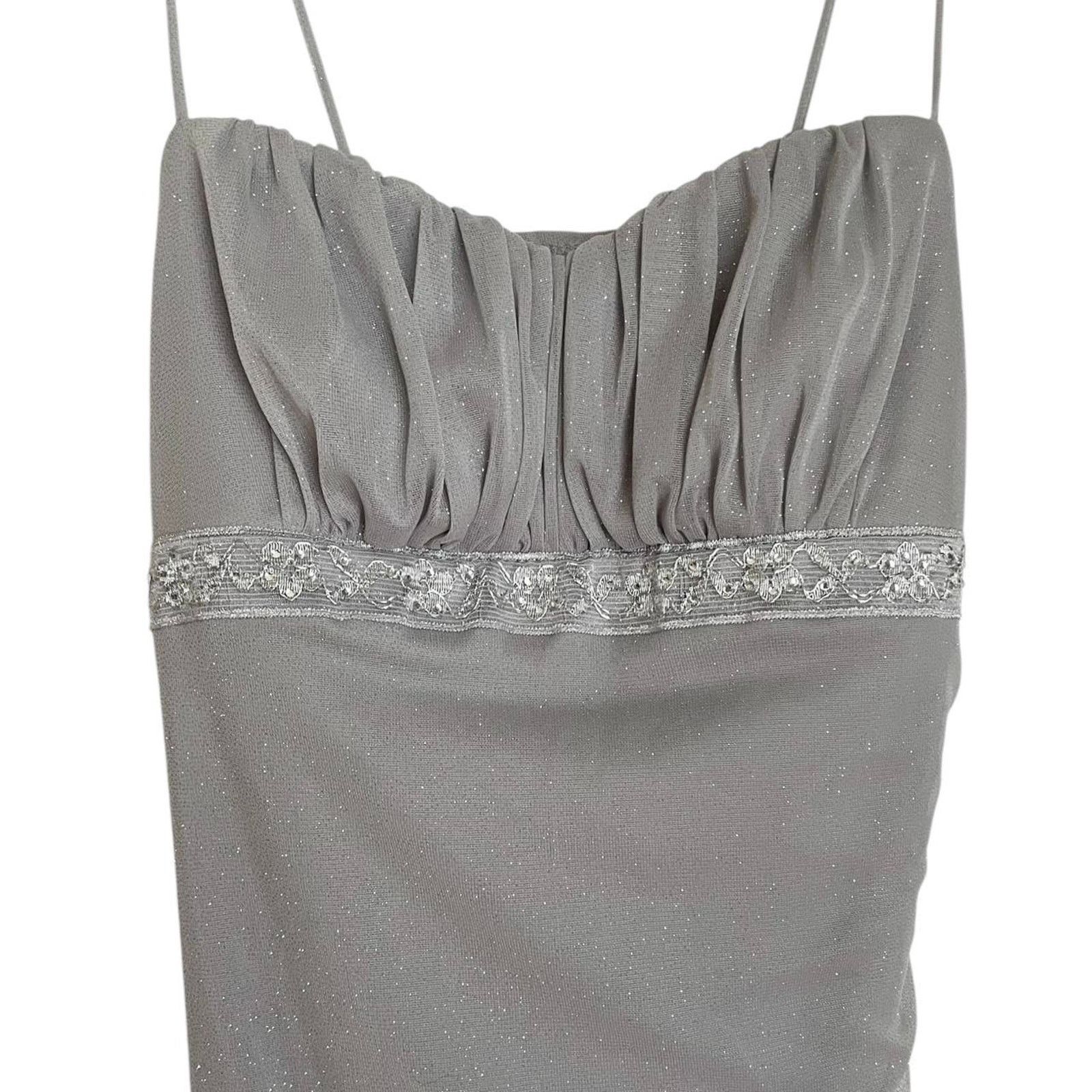 Vintage Vintage Y2K silver Speechless sparkle fairy prom dress S Size S / US 4 / IT 40 - 4 Thumbnail