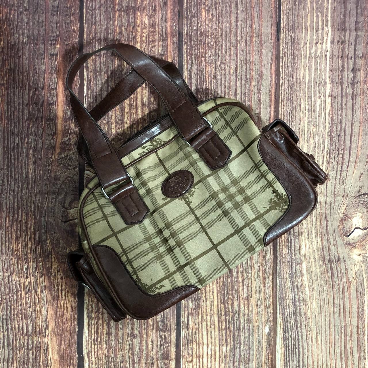Burberry × Vintage Vintage Burberry Nova Check Bag Size ONE SIZE - 10 Thumbnail