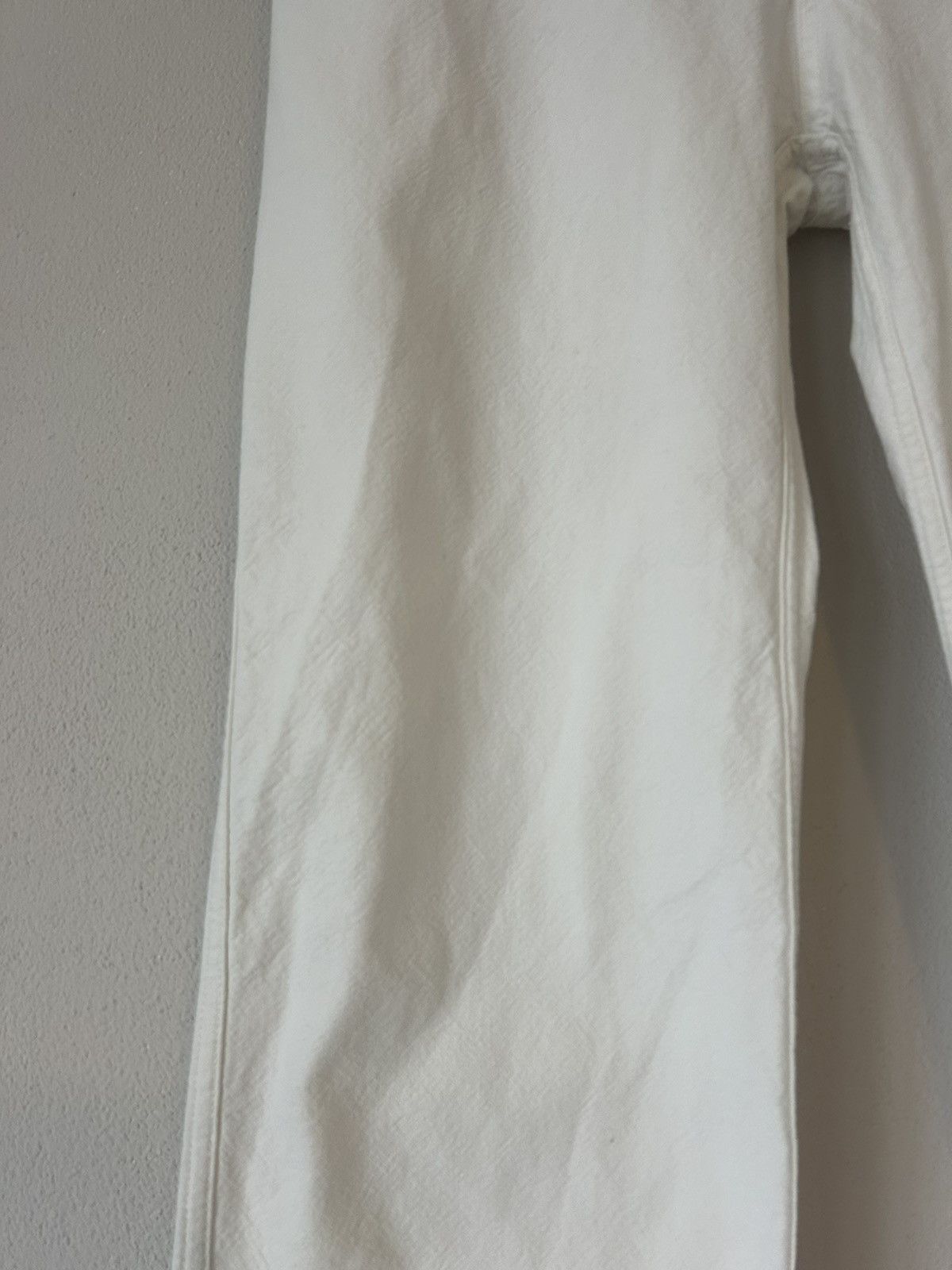 Haider Ackermann Haider Ackermann White Frayed Hem Pants Size 50 Size US 34 / EU 50 - 6 Thumbnail