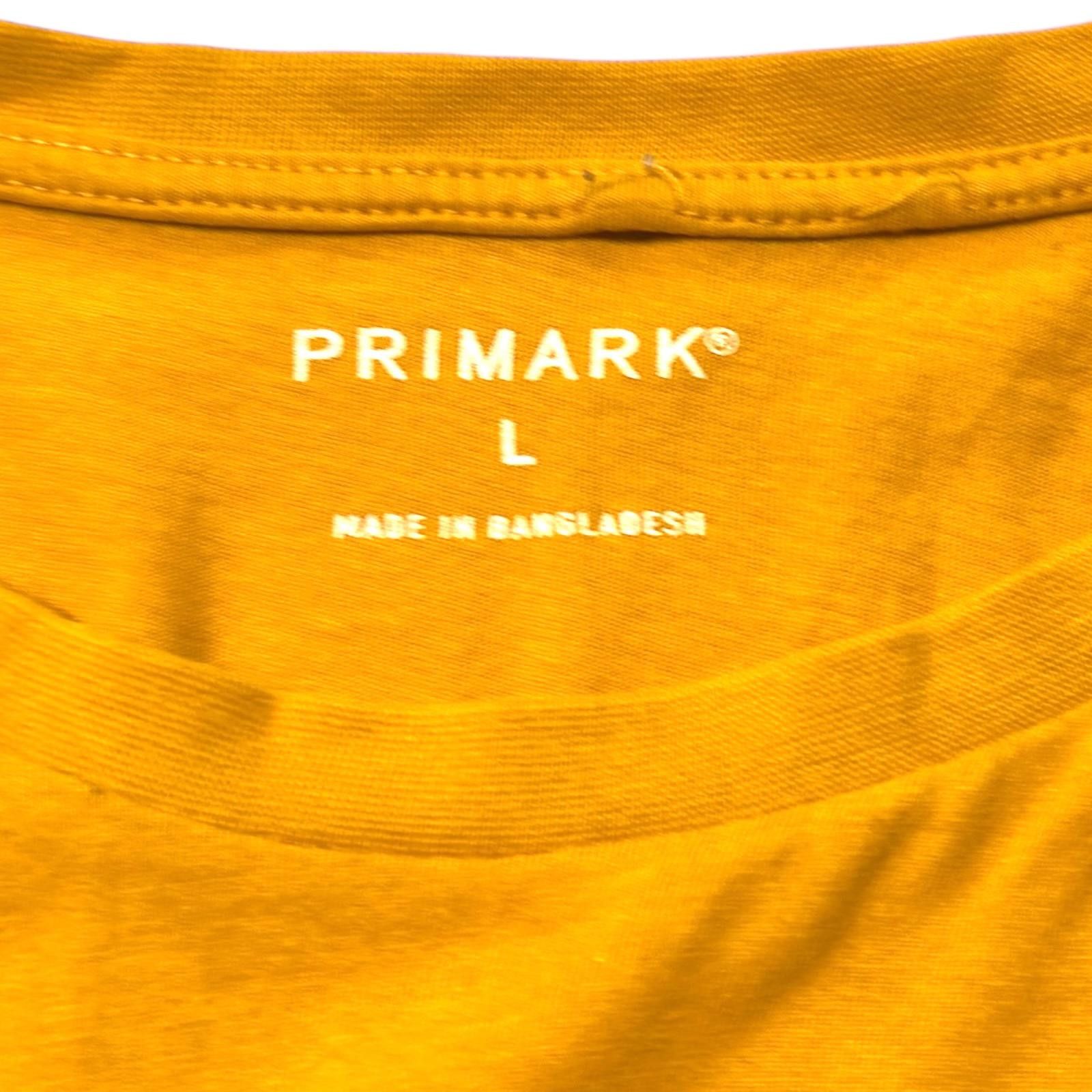 Primark Primark T-Shirt Men's UK Size L Yellow Minimal Effort Size US L / EU 52-54 / 3 - 6 Thumbnail