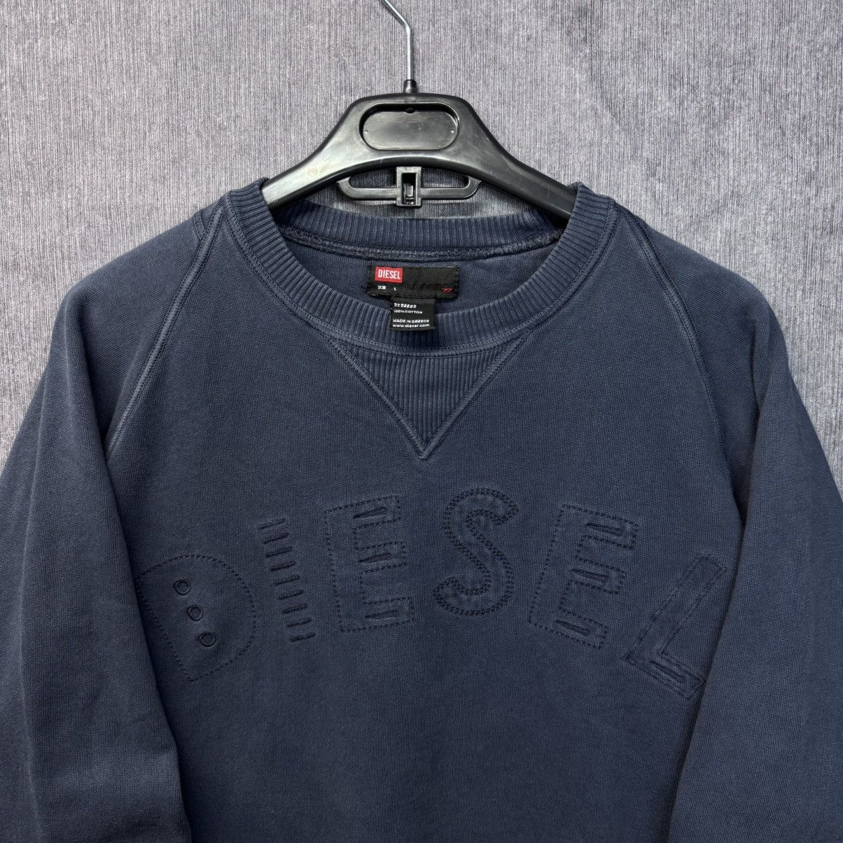 Diesel Vintage Diesel sweatshirt Embroidered logo rare Size US L / EU 52-54 / 3 - 4 Thumbnail