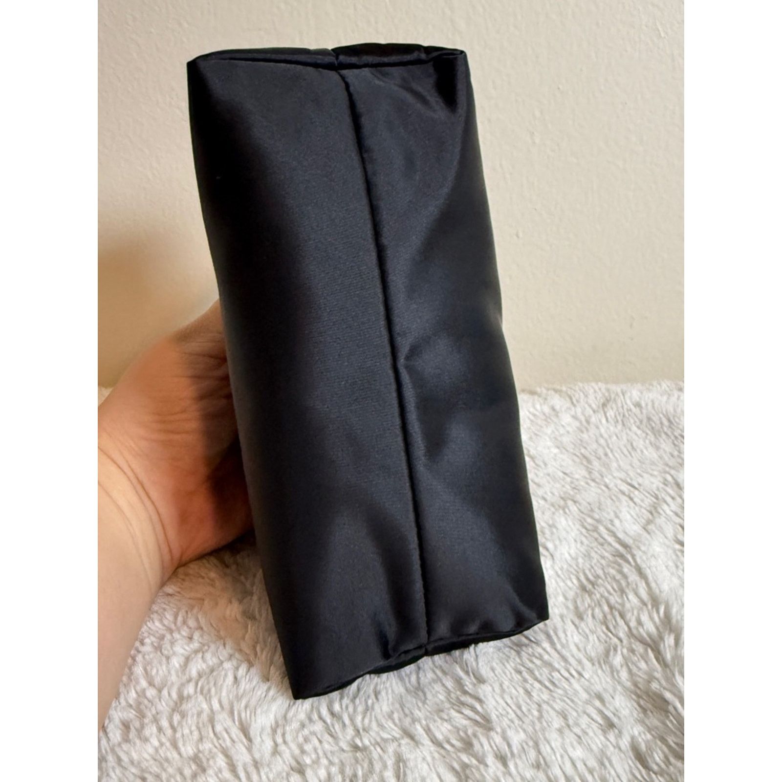 Versace Versace Black Nylon Cosmetic Pouch with Gold Zipper Size ONE SIZE - 4 Thumbnail