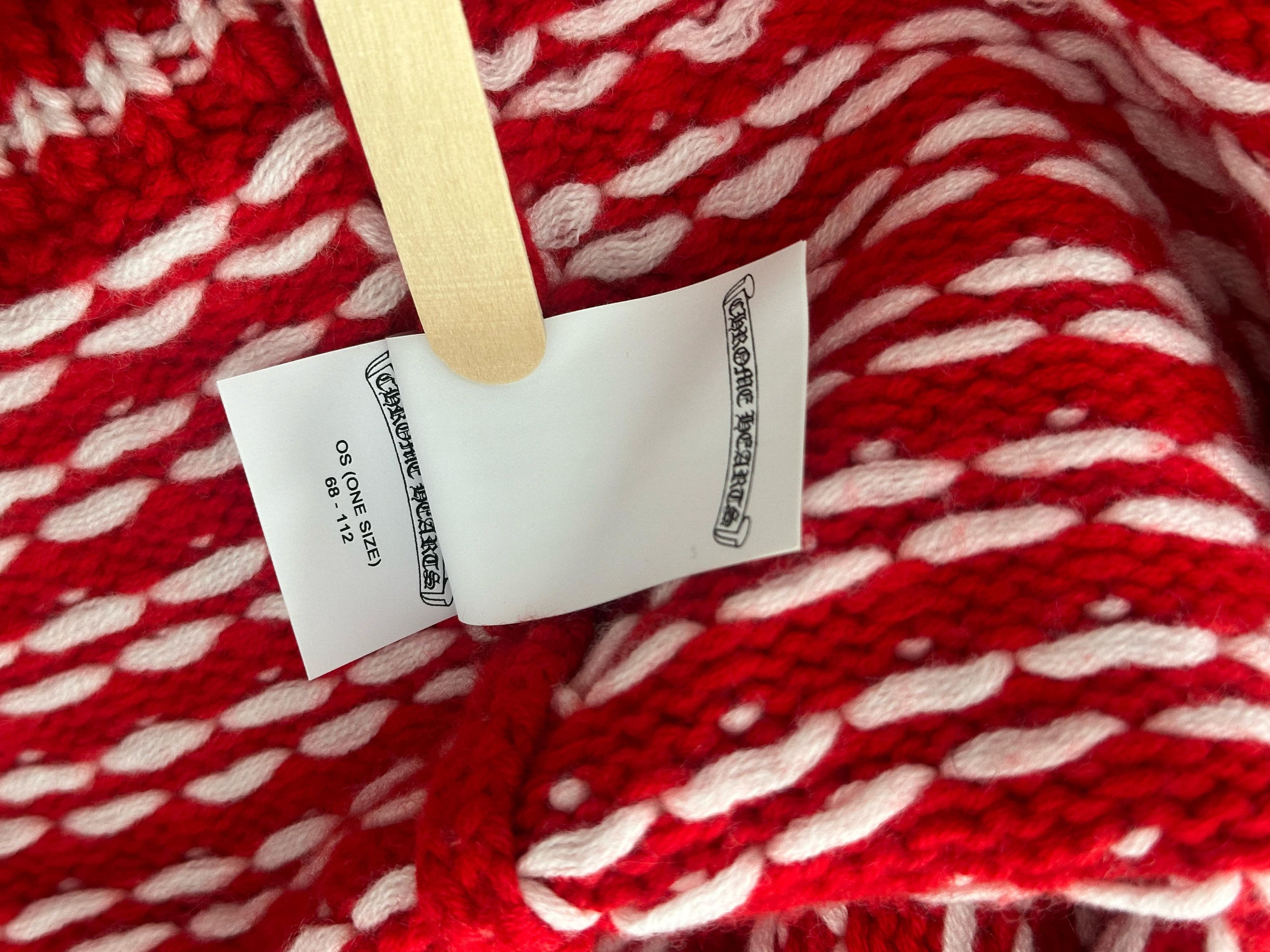 Chrome Hearts Chrome HeartsRED LEATHER PATCH CASHMERE SWEATER Size US M / EU 48-50 / 2 - 6 Thumbnail
