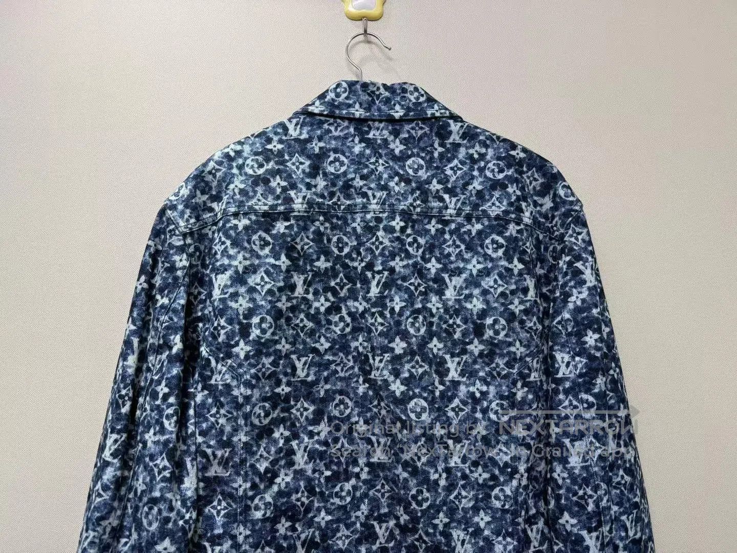 Louis Vuitton Louis Vuitton Blue Washed Full Logo Denim Jacket| Size US L / EU 52-54 / 3 - 5 Thumbnail