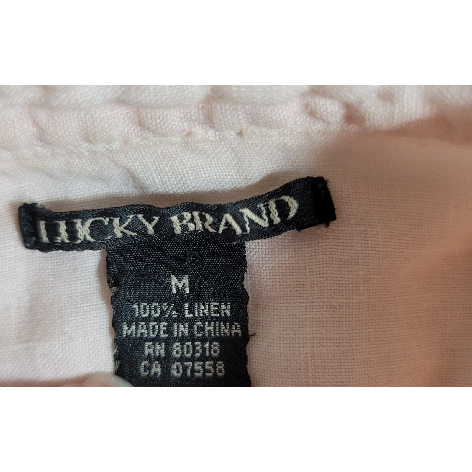 Lucky Brand Lucky Brand Peach Pink Tuxedo Pleated Button Up Top Medium Size M / US 6-8 / IT 42-44 - 4 Thumbnail