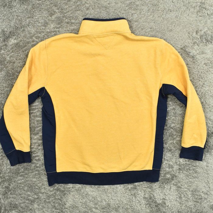 Yellow tommy best sale hilfiger quarter zip