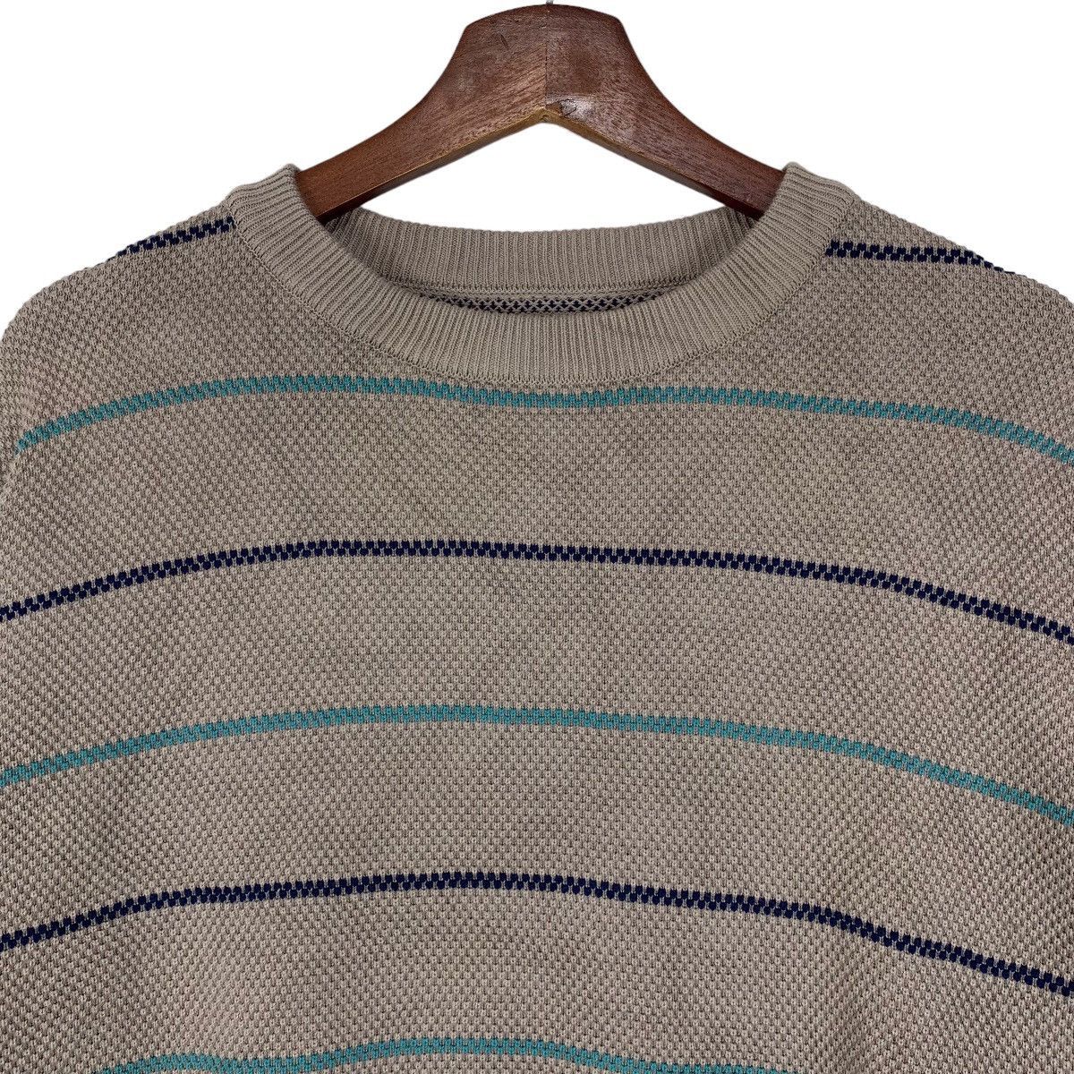Japanese Brand Crepuscule Stripes Knit Jumper Sweatshirt Made In Japan Size US M / EU 48-50 / 2 - 2 Thumbnail