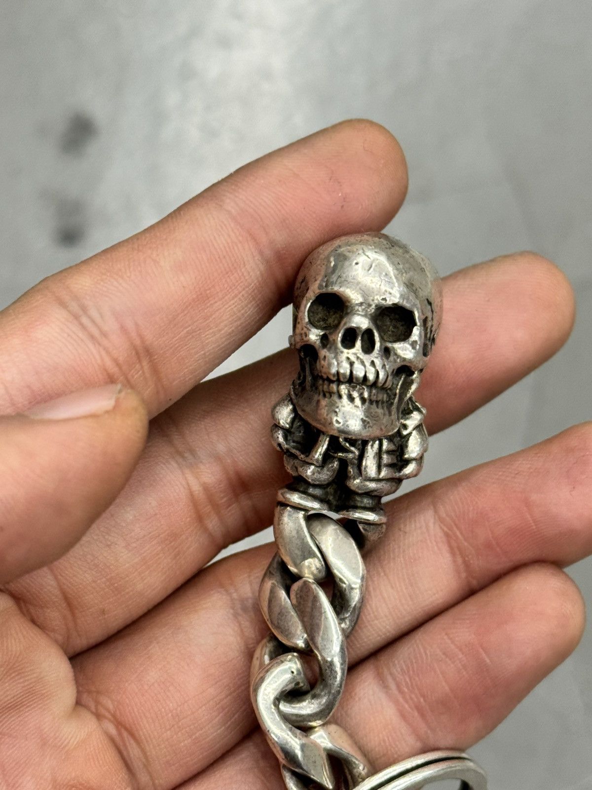 Chrome Hearts Chrome Hearts FoTi Big skull with 5dagger Keychain Size ONE SIZE - 2 Thumbnail