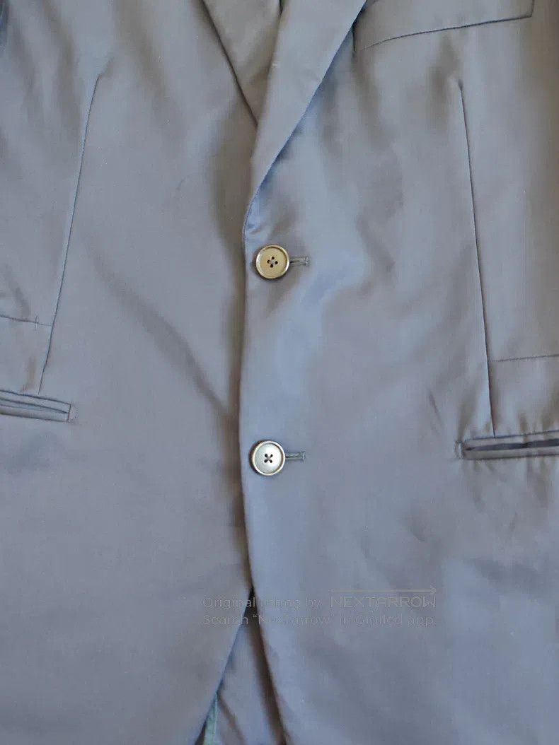 Hermes Hermes Wool suit jacket, dark blue Size 52R - 7 Thumbnail
